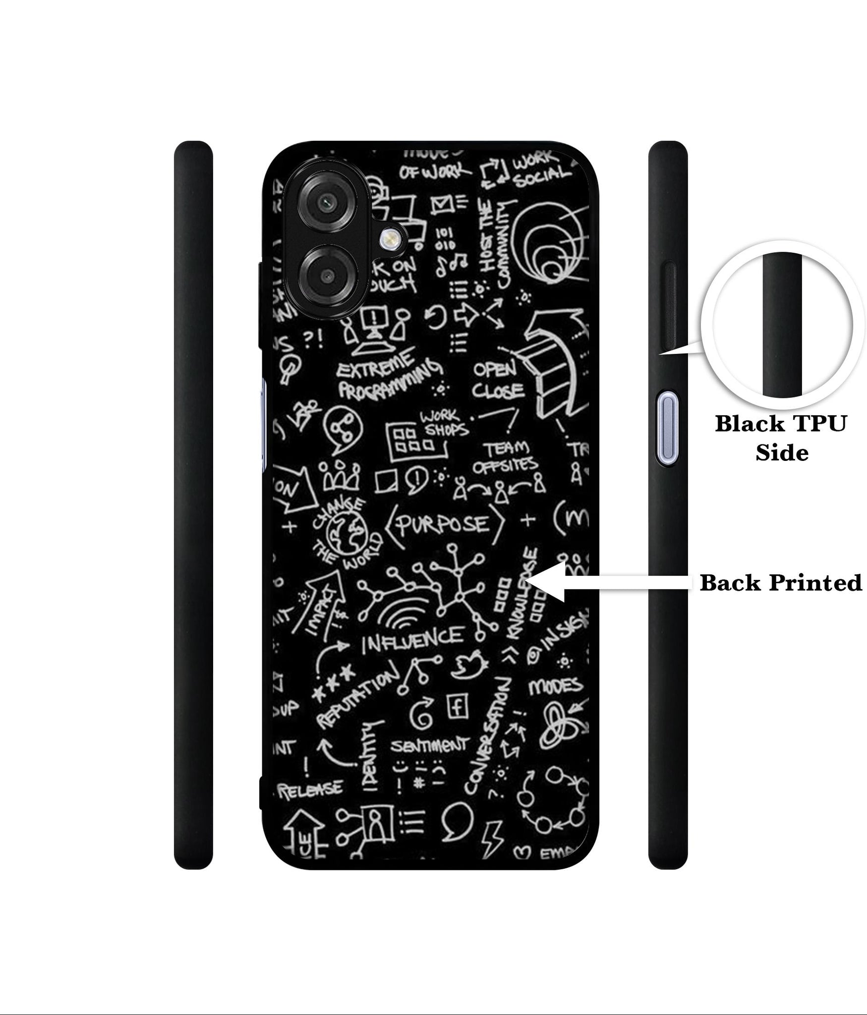 Formulas Designer 2D Printed Back Case Cover for Samsung Galaxy A07 4G / F07 4G / M07 4G