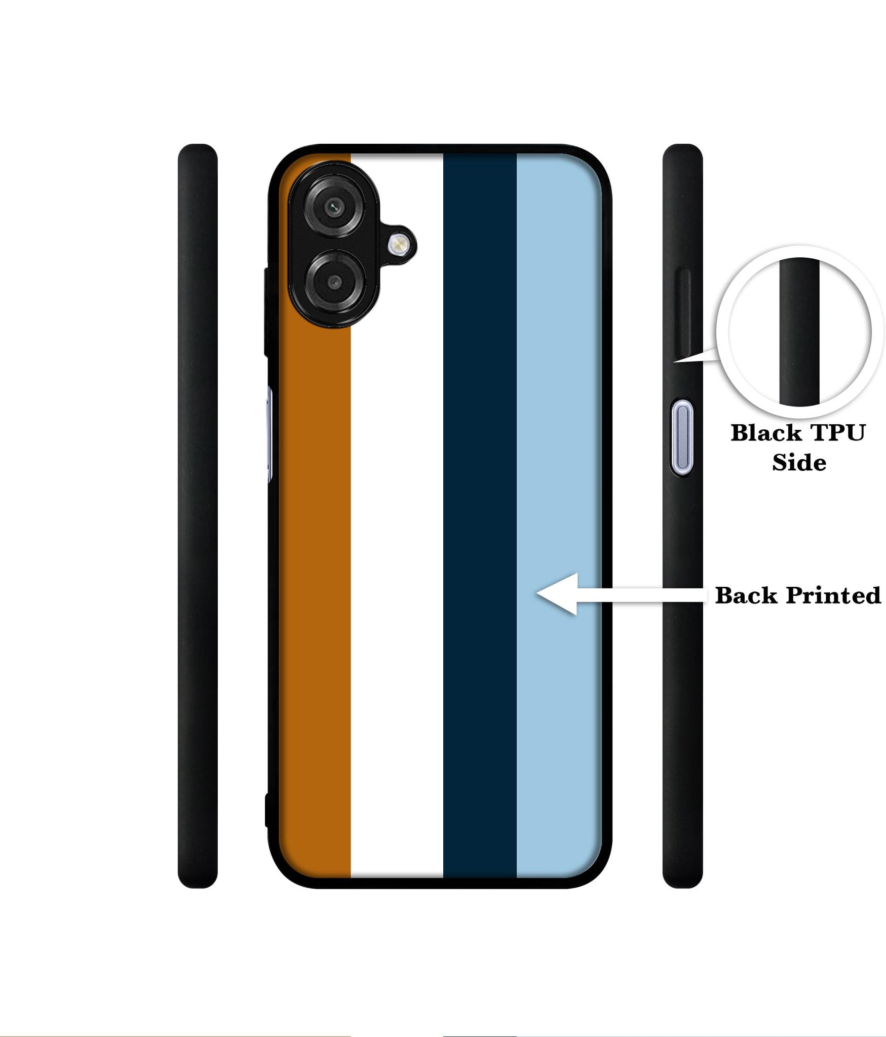 Color Stripes Designer 2D Printed Back Case Cover for Samsung Galaxy A07 4G / F07 4G / M07 4G