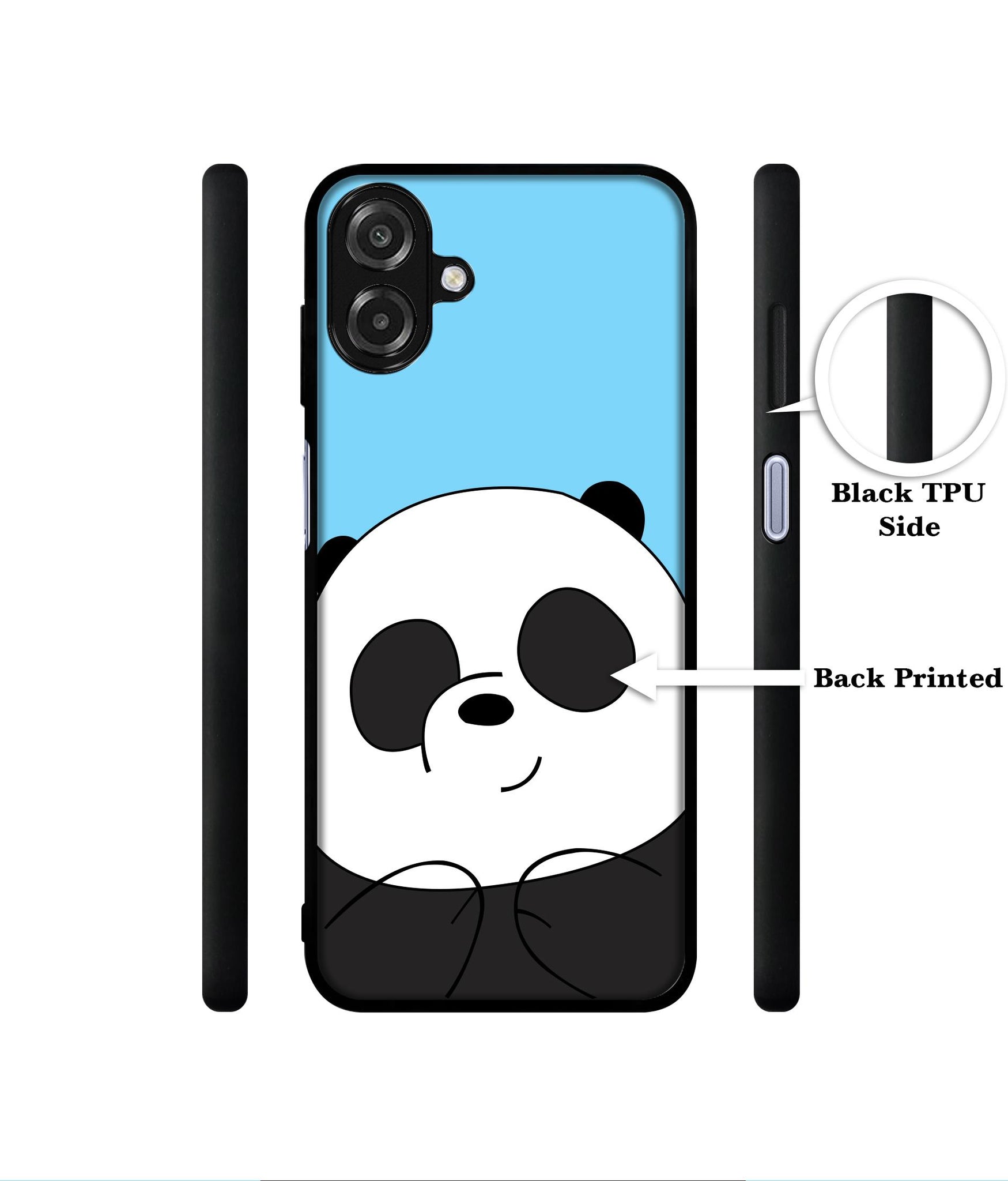 Cute Panda Designer 2D Printed Back Case Cover for Samsung Galaxy A07 4G / F07 4G / M07 4G