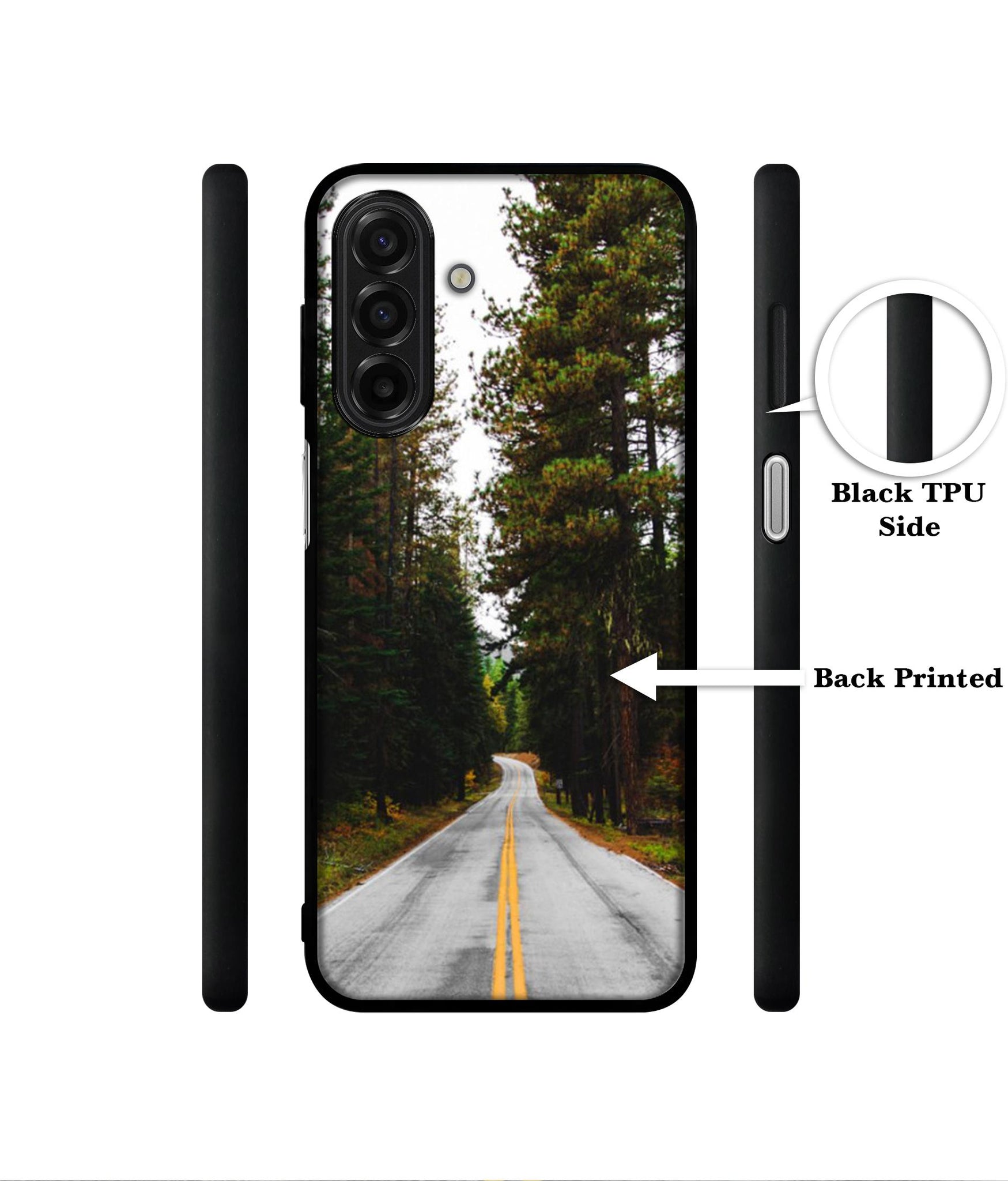 Road Photo Designer 2D Printed Back Case Cover for Samsung Galaxy A17 5G / F17 5G / M17 5G