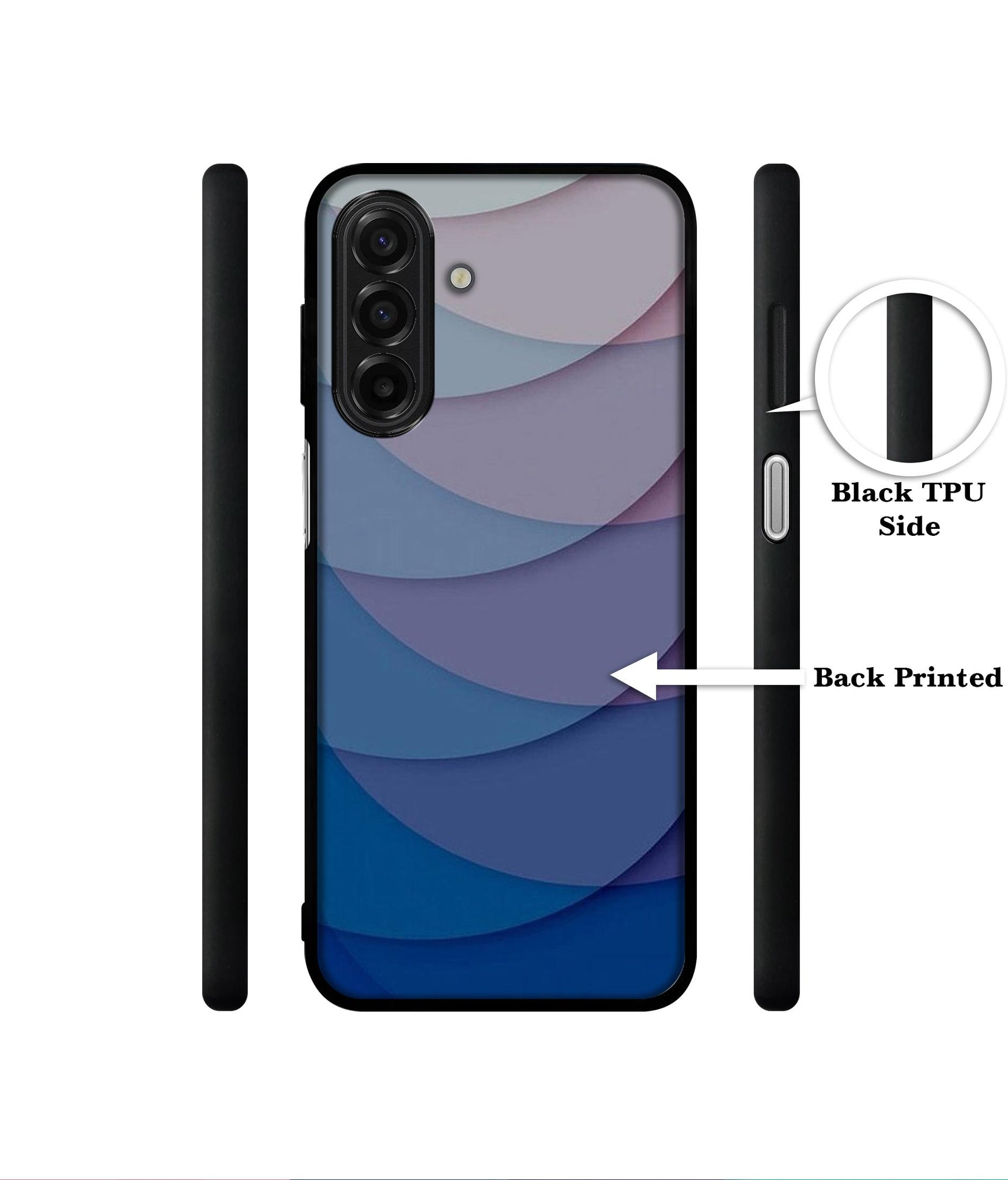 Waves Pattern Print Designer 2D Printed Back Case Cover for Samsung Galaxy A17 5G / F17 5G / M17 5G