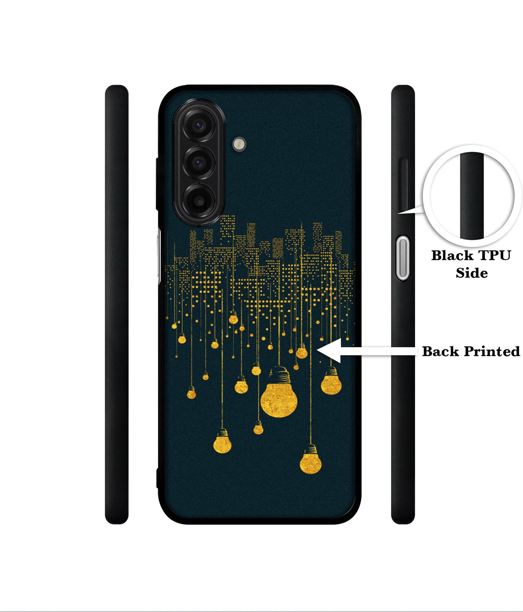City Light Pattern Designer 2D Printed Back Case Cover for Samsung Galaxy A17 5G / F17 5G / M17 5G