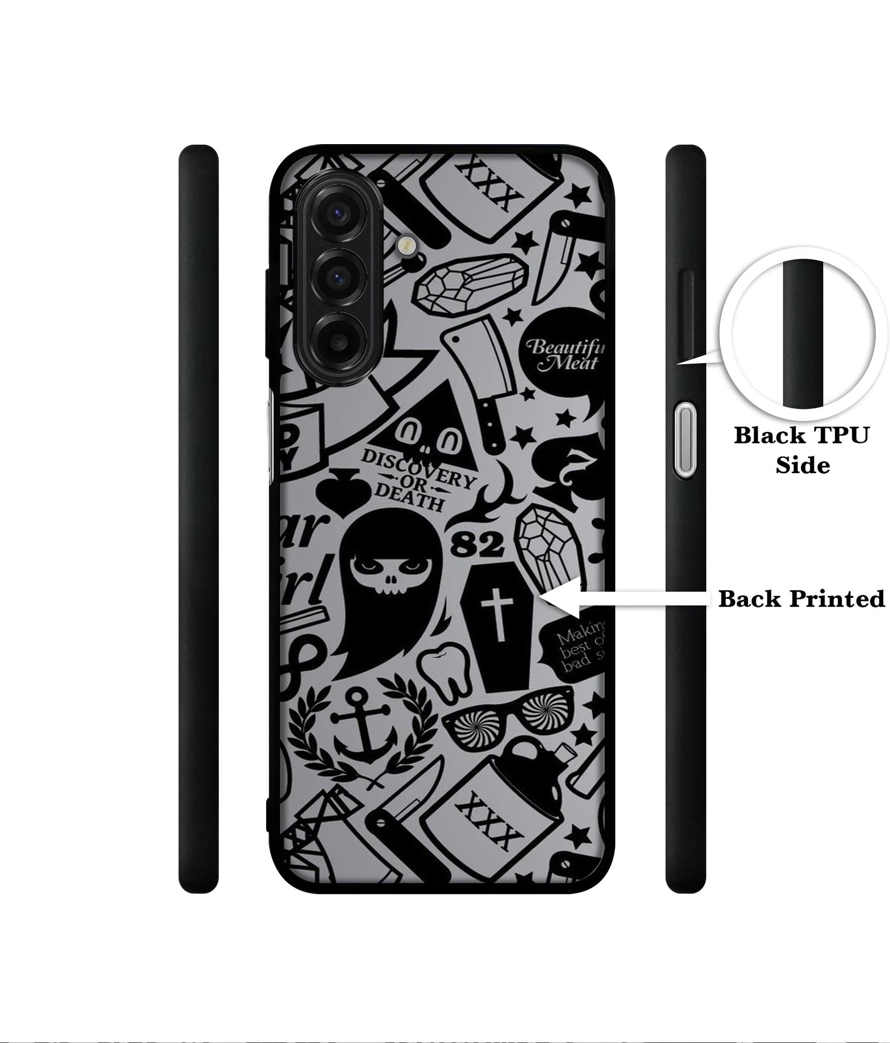 Discover Or Death Designer 2D Printed Back Case Cover for Samsung Galaxy A17 5G / F17 5G / M17 5G