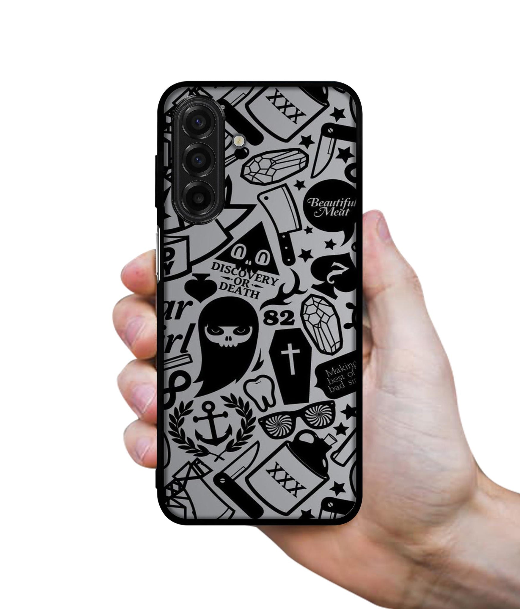 Discover Or Death Designer 2D Printed Back Case Cover for Samsung Galaxy A17 5G / F17 5G / M17 5G