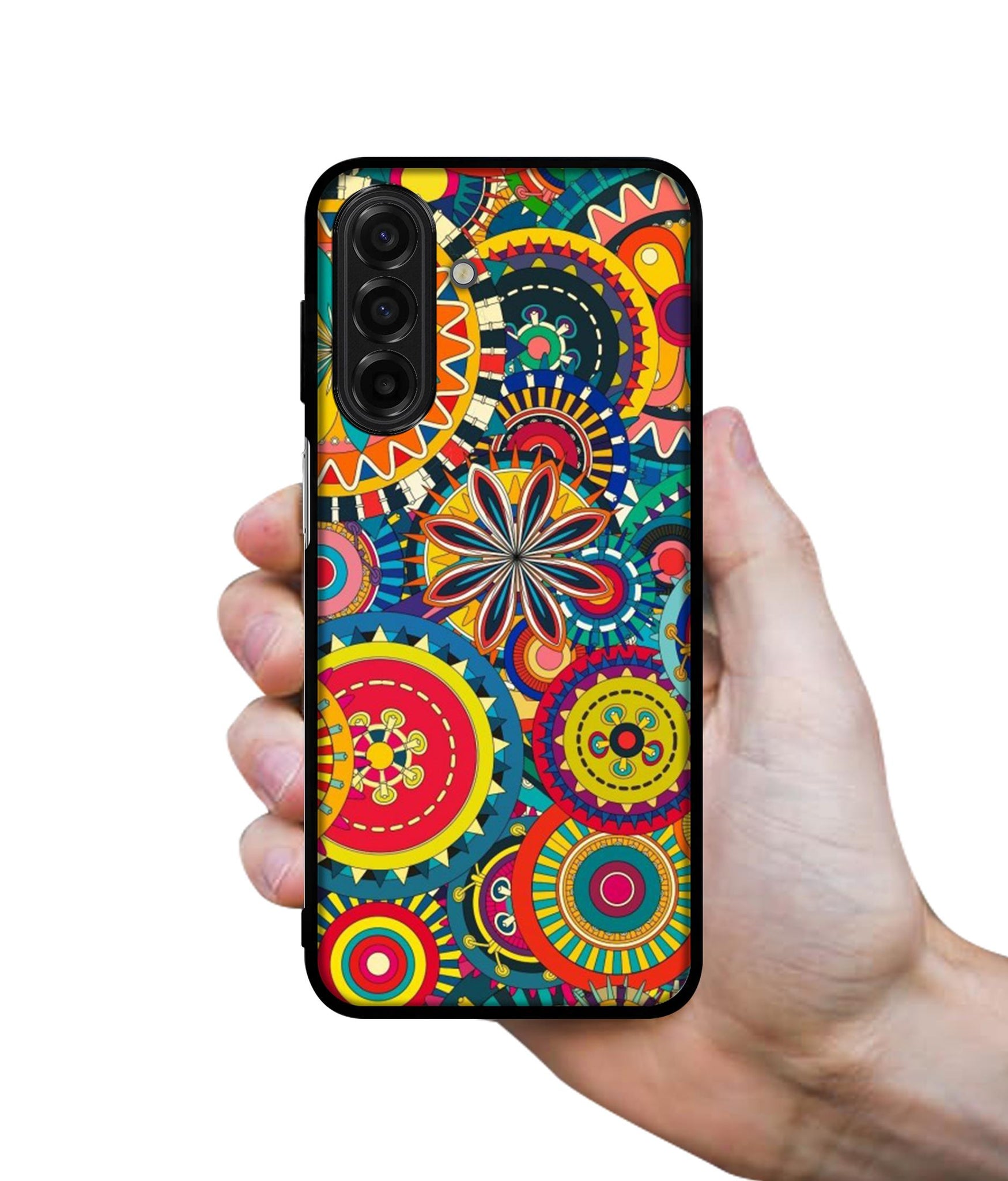 Ring Pattern Print Designer 2D Printed Back Case Cover for Samsung Galaxy A17 5G / F17 5G / M17 5G