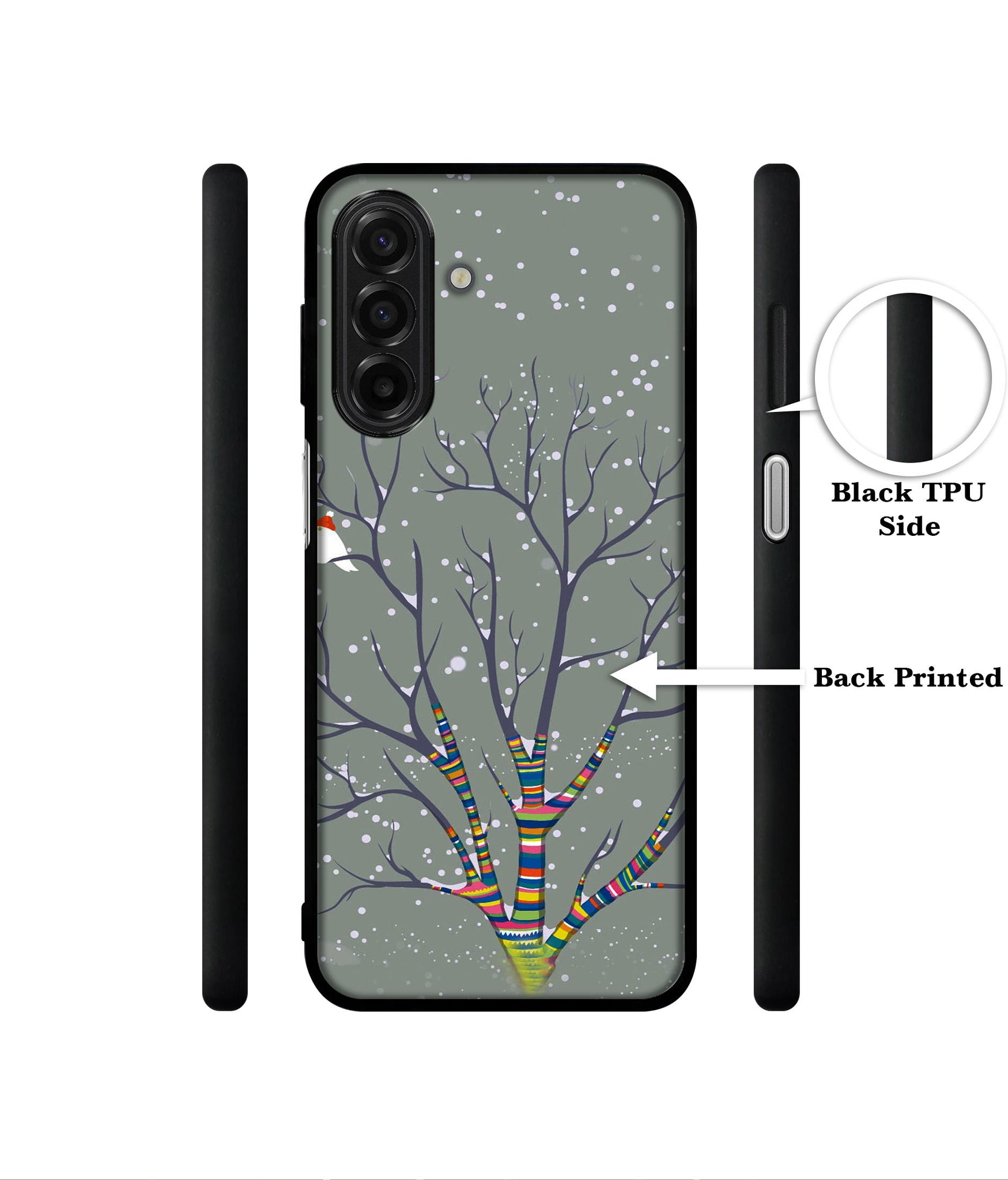 Winter Pattern Print Designer 2D Printed Back Case Cover for Samsung Galaxy A17 5G / F17 5G / M17 5G