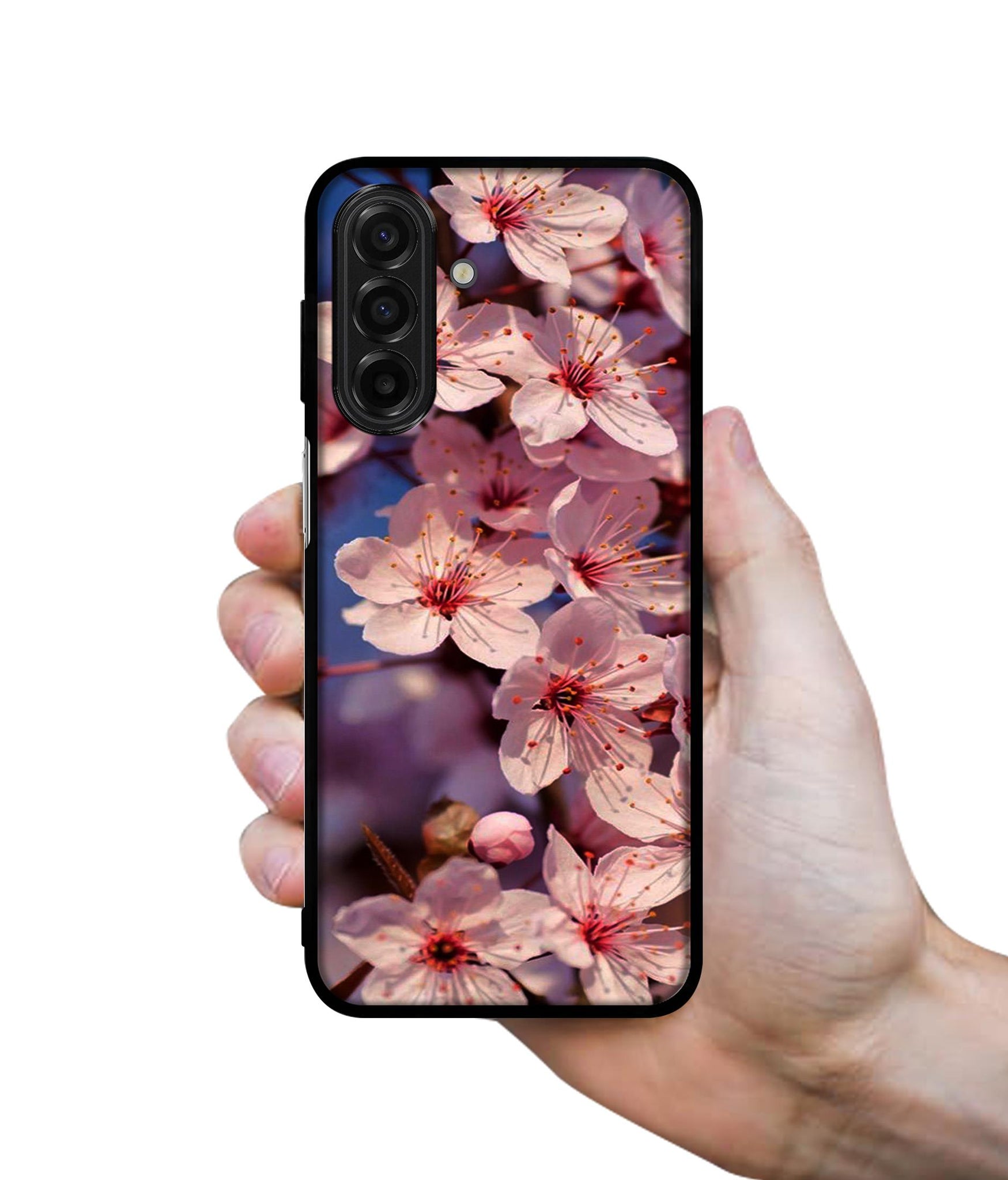 Pink Flowers Pattern Designer 2D Printed Back Case Cover for Samsung Galaxy A17 5G / F17 5G / M17 5G
