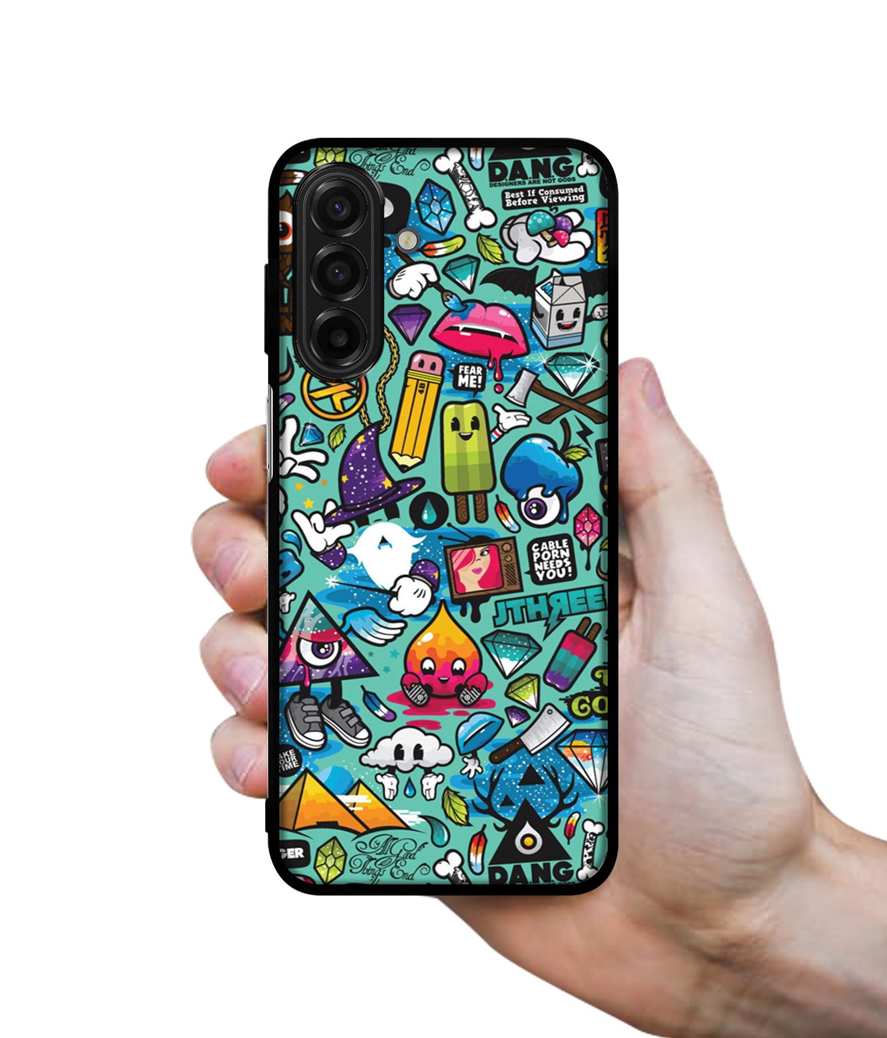 Crazy Designer 2D Printed Back Case Cover for Samsung Galaxy A17 5G / F17 5G / M17 5G