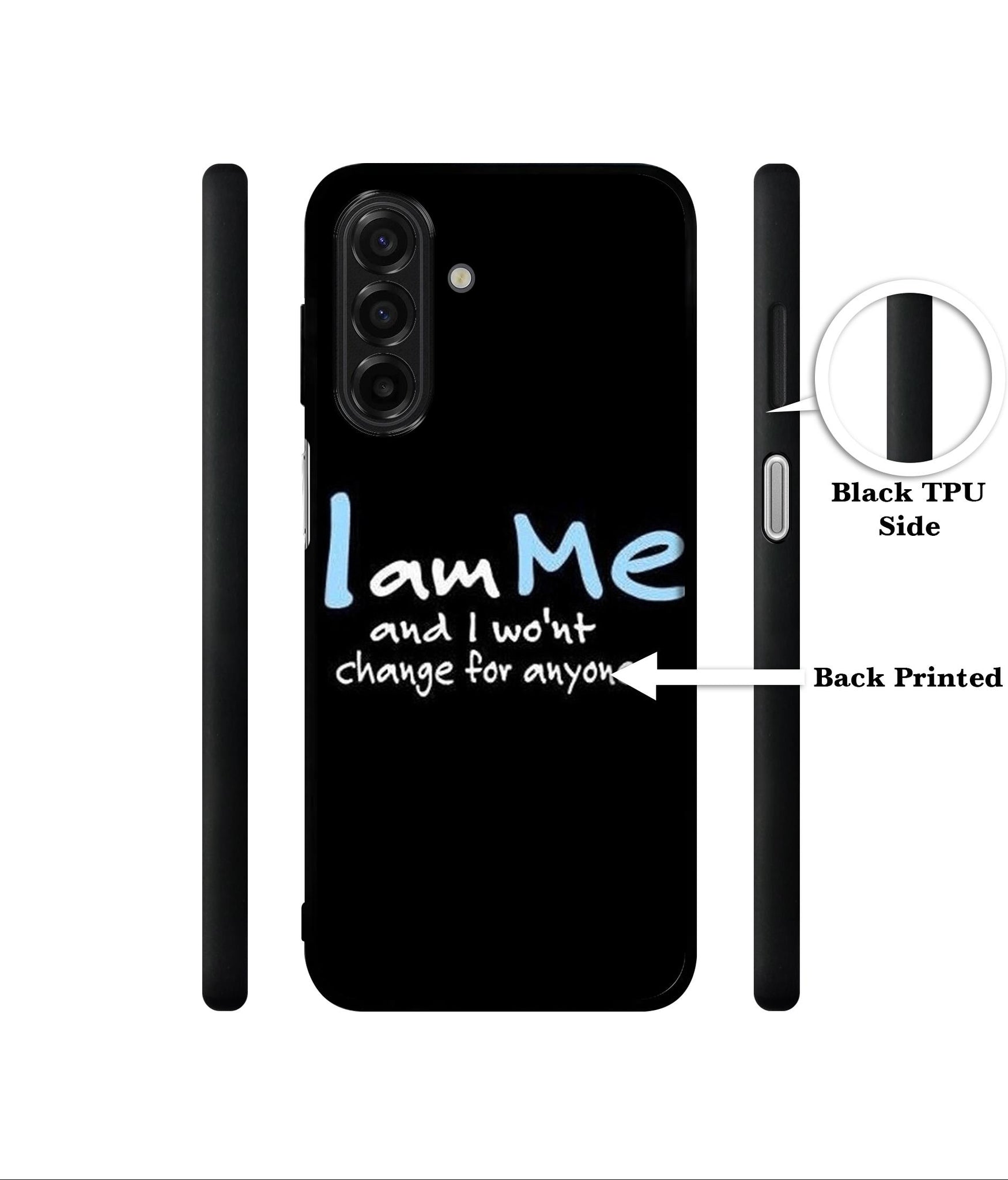 I Am Me Quotes Designer 2D Printed Back Case Cover for Samsung Galaxy A17 5G / F17 5G / M17 5G