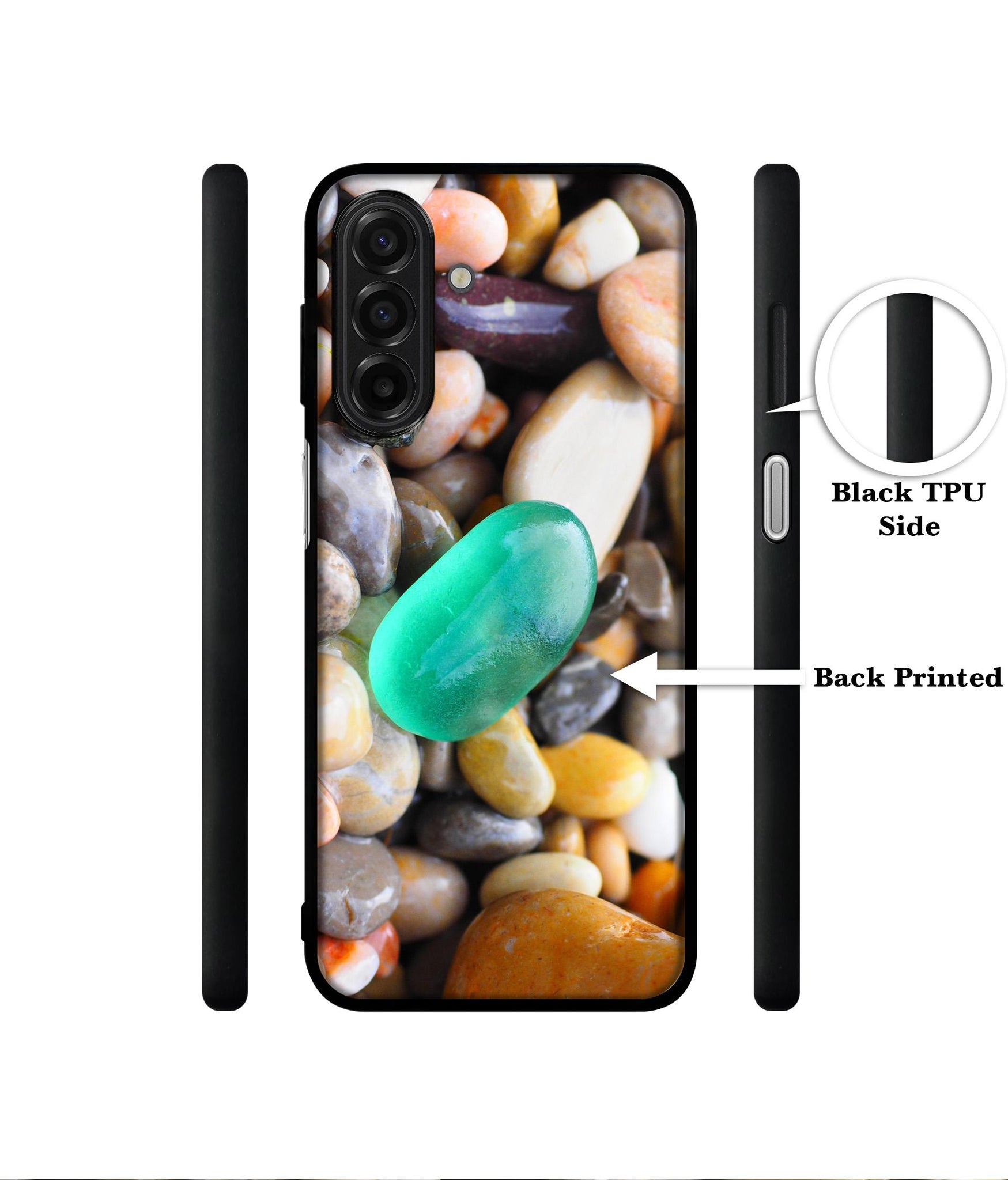Sea Stones Designer 2D Printed Back Case Cover for Samsung Galaxy A17 5G / F17 5G / M17 5G