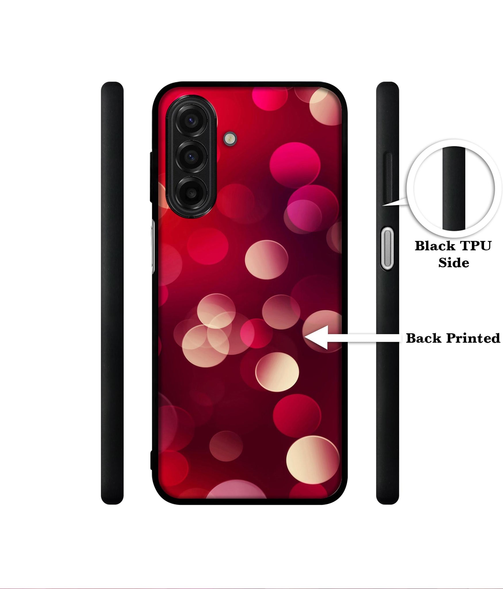 3D Circles Designer 2D Printed Back Case Cover for Samsung Galaxy A17 5G / F17 5G / M17 5G