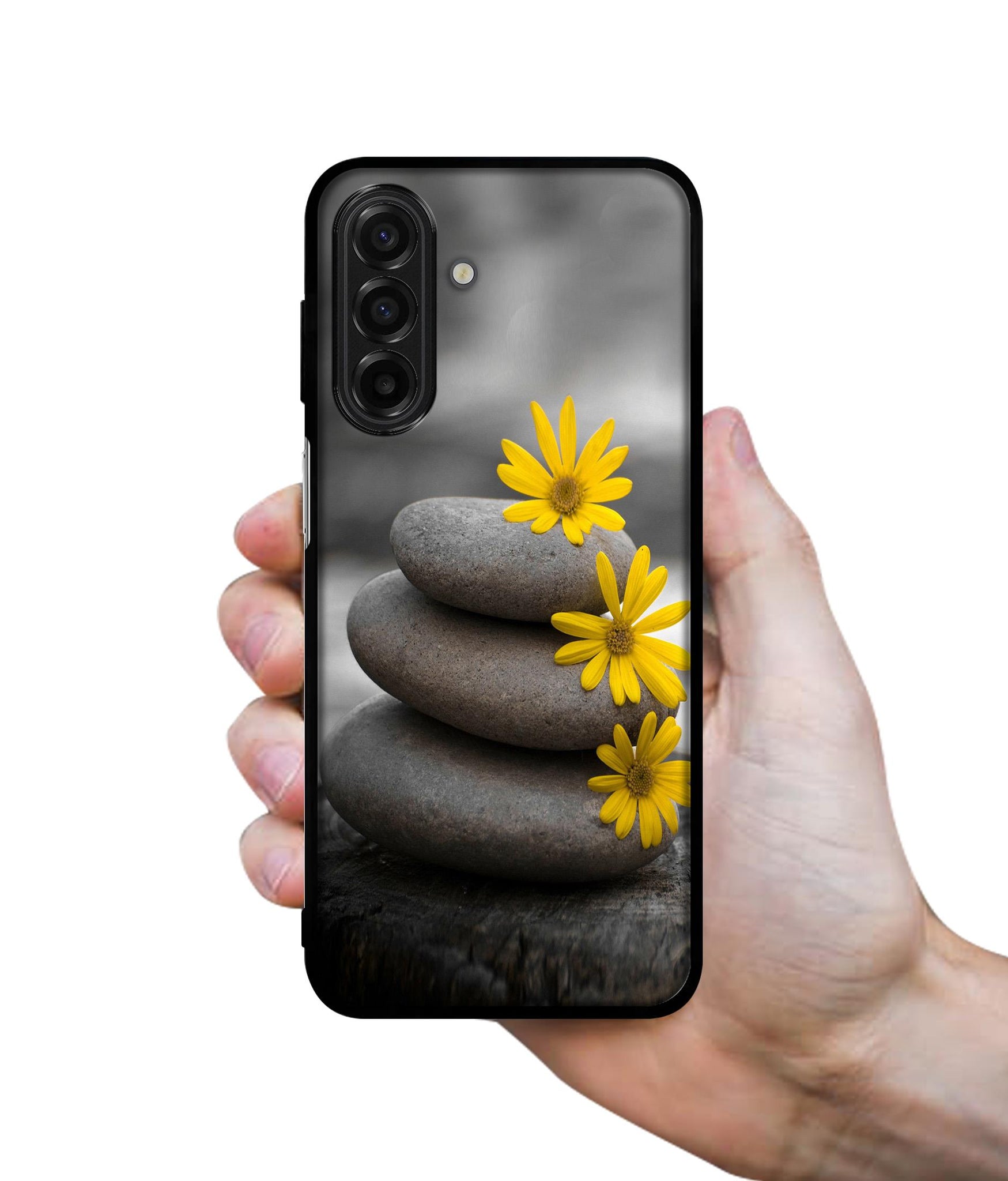 Stones And Flower Designer 2D Printed Back Case Cover for Samsung Galaxy A17 5G / F17 5G / M17 5G