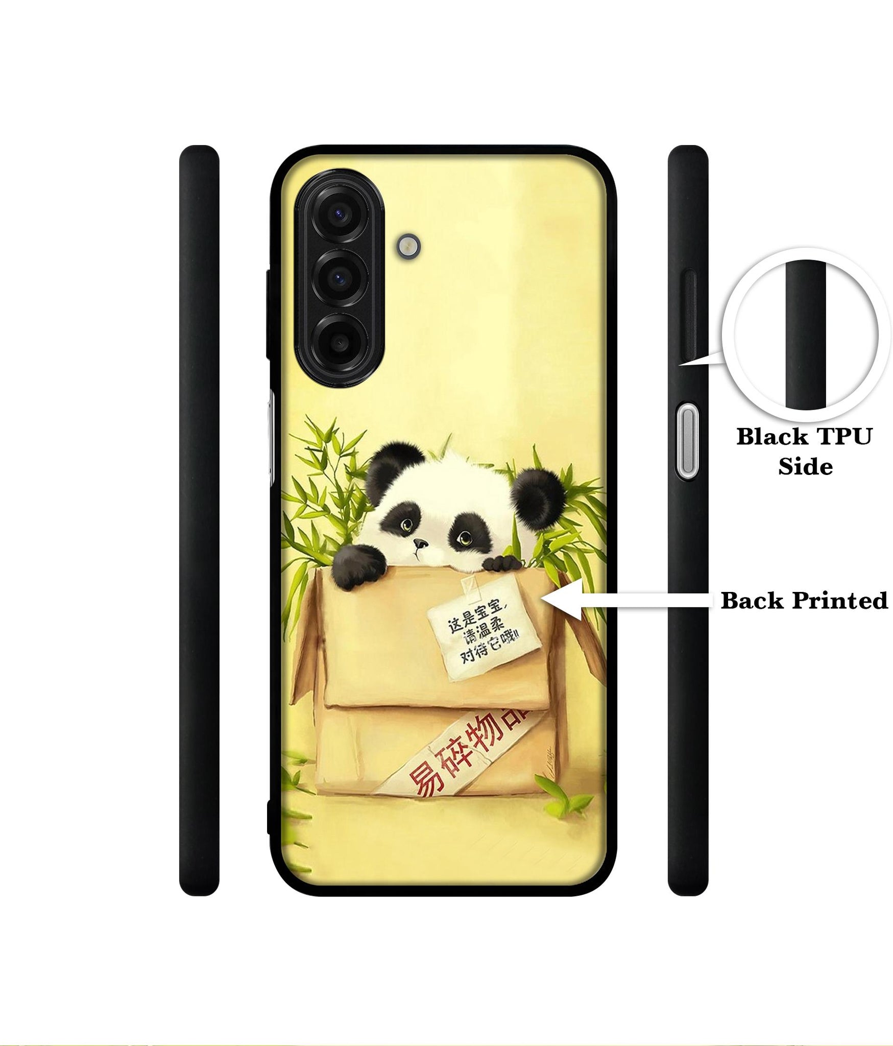 Panda In Box Designer 2D Printed Back Case Cover for Samsung Galaxy A17 5G / F17 5G / M17 5G