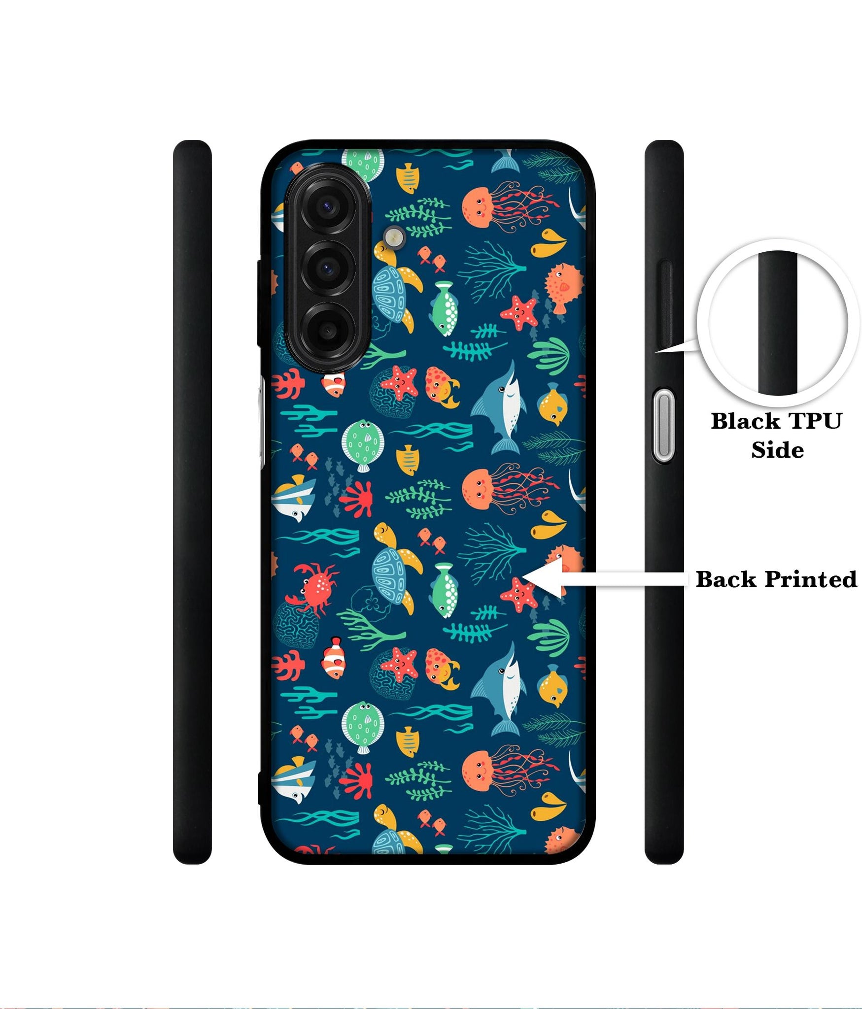 Aquarium Texture Designer 2D Printed Back Case Cover for Samsung Galaxy A17 5G / F17 5G / M17 5G