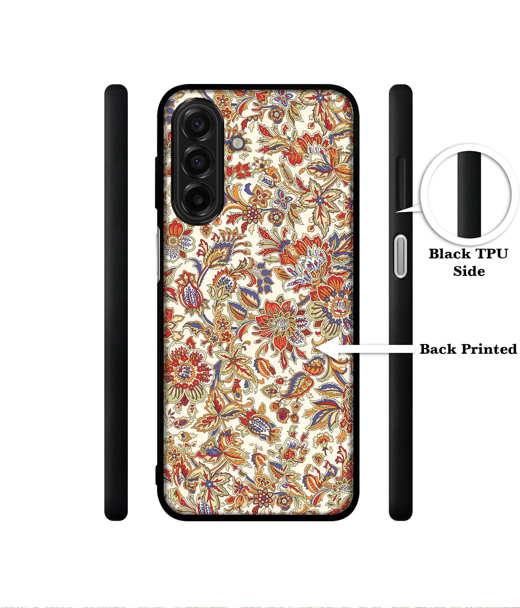 Floral Designer 2D Printed Back Case Cover for Samsung Galaxy A17 5G / F17 5G / M17 5G