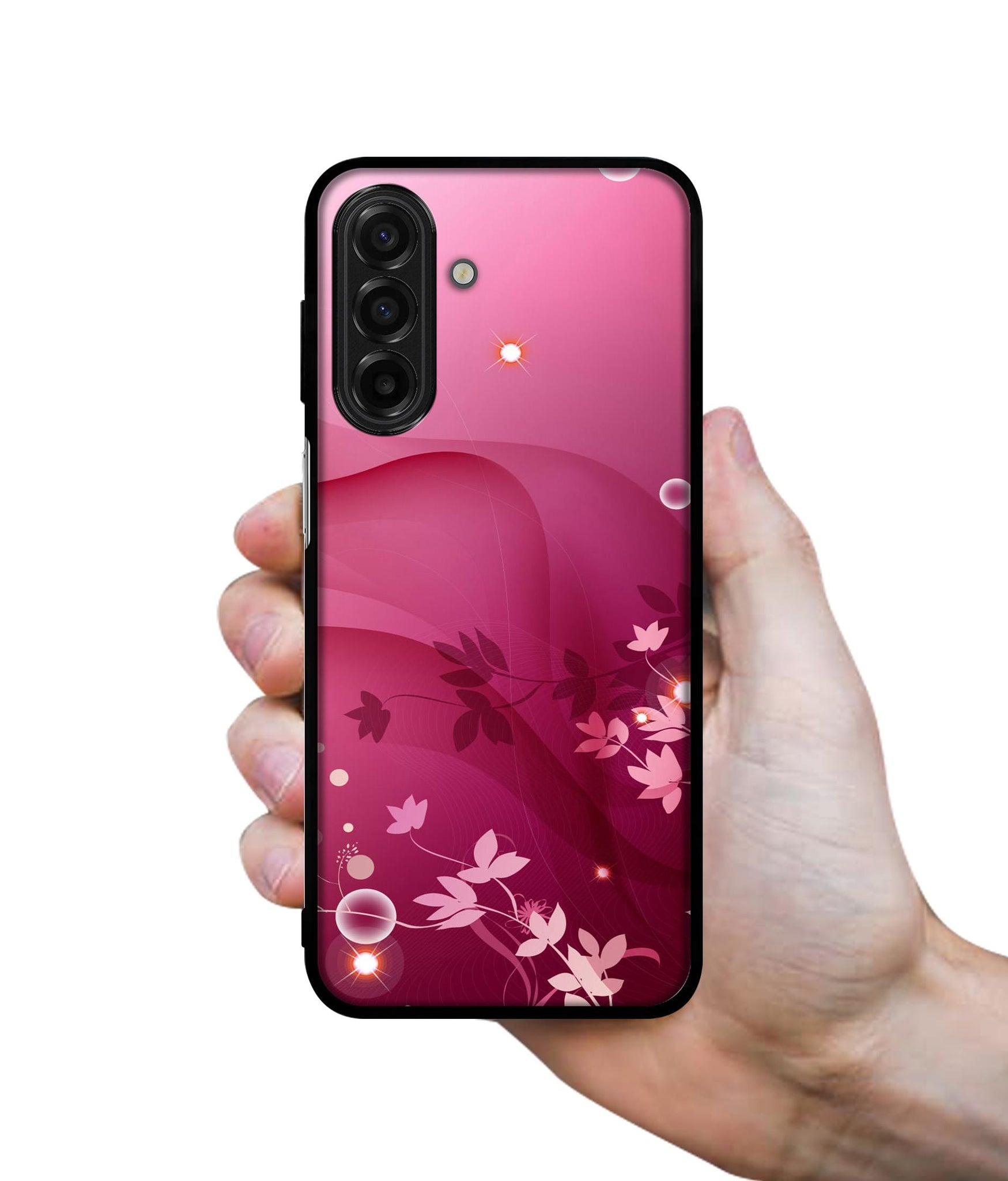 Pink Abstract Designer 2D Printed Back Case Cover for Samsung Galaxy A17 5G / F17 5G / M17 5G