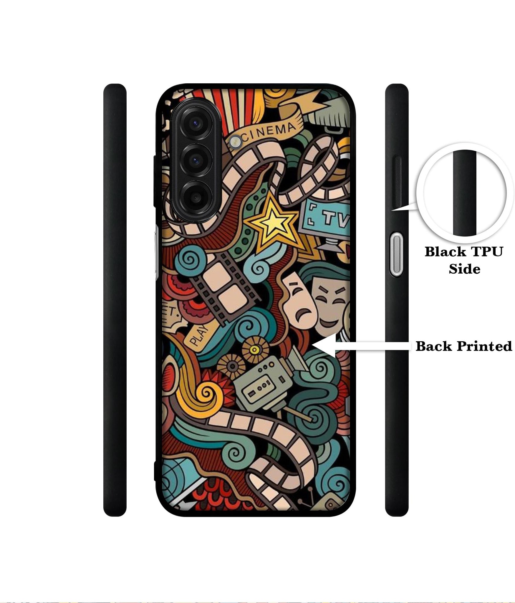 Movies Designer 2D Printed Back Case Cover for Samsung Galaxy A17 5G / F17 5G / M17 5G