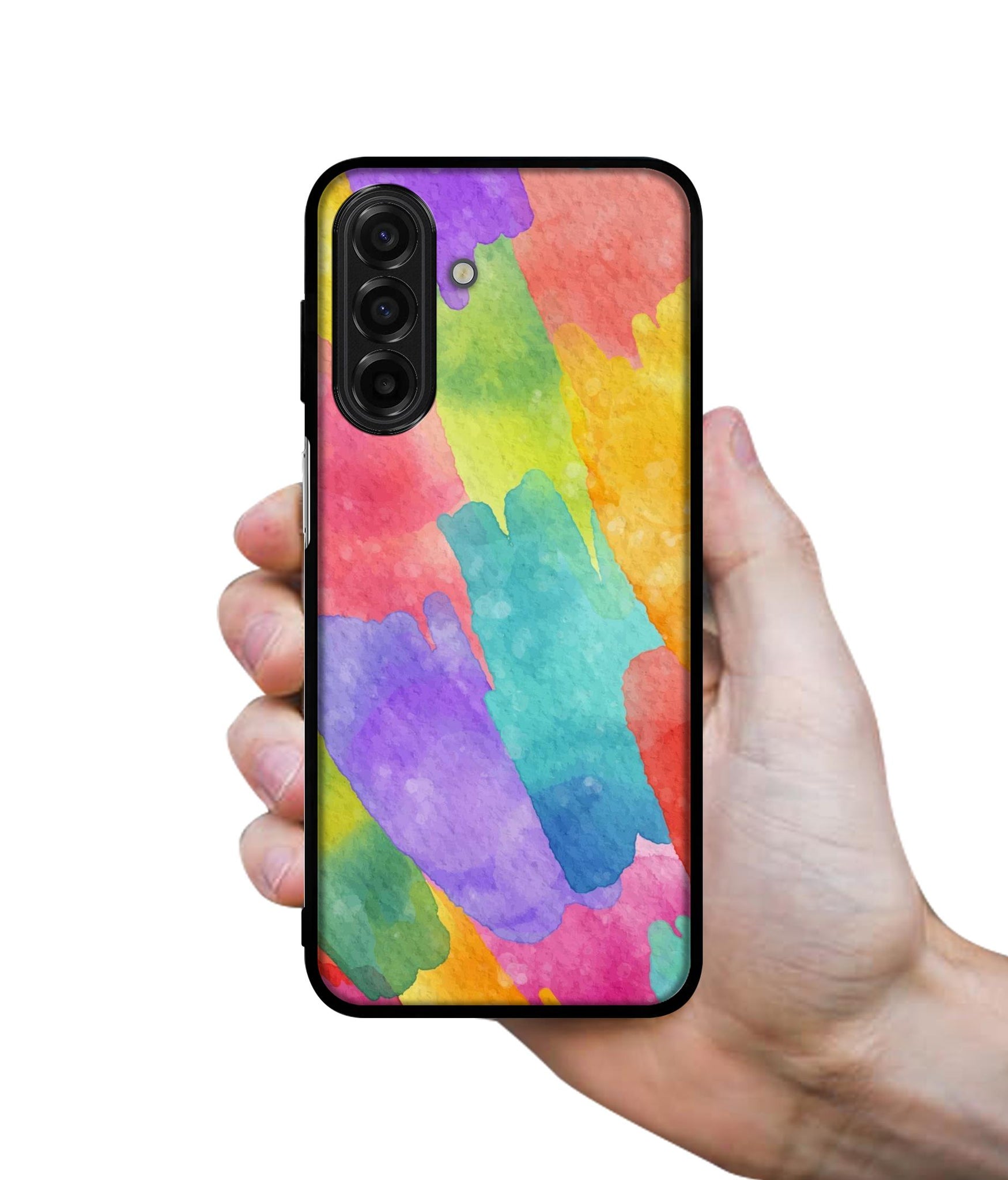 Water Paint Colorful Abstract Designer 2D Printed Back Case Cover for Samsung Galaxy A17 5G / F17 5G / M17 5G