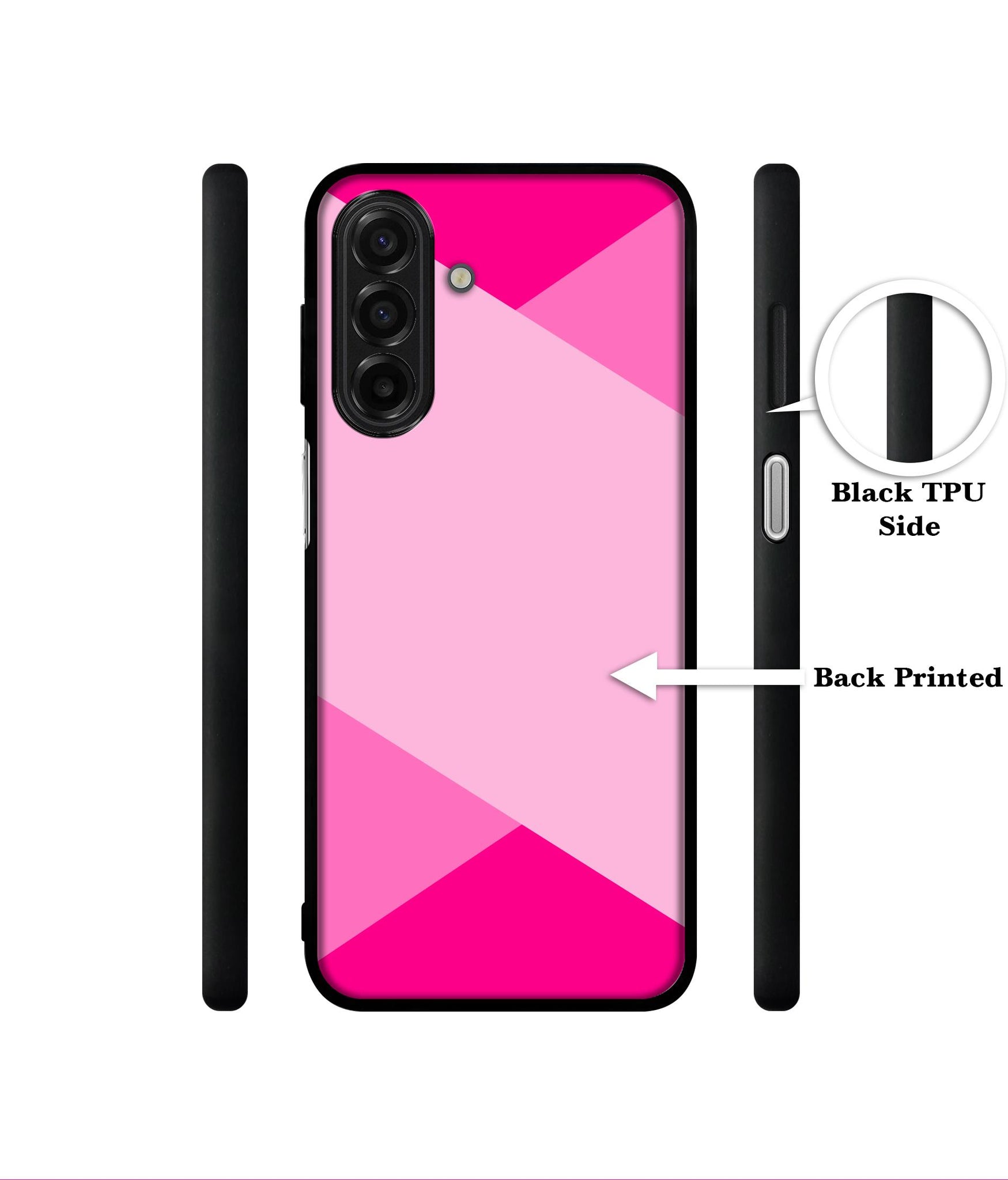Pink Cross Vector Designer 2D Printed Back Case Cover for Samsung Galaxy A17 5G / F17 5G / M17 5G