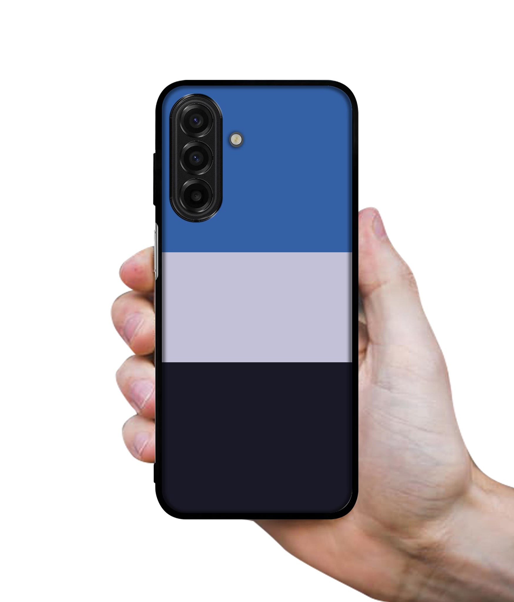 Three Color Stripes Designer 2D Printed Back Case Cover for Samsung Galaxy A17 5G / F17 5G / M17 5G