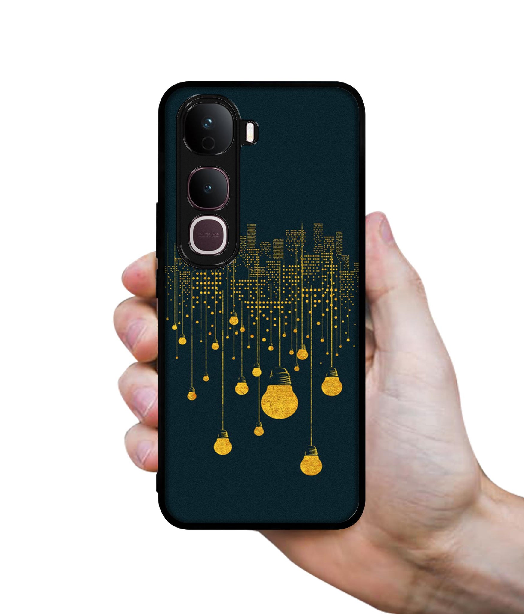 City Light Pattern Designer 2D Printed Back Case Cover for Vivo Y400 Pro 5G