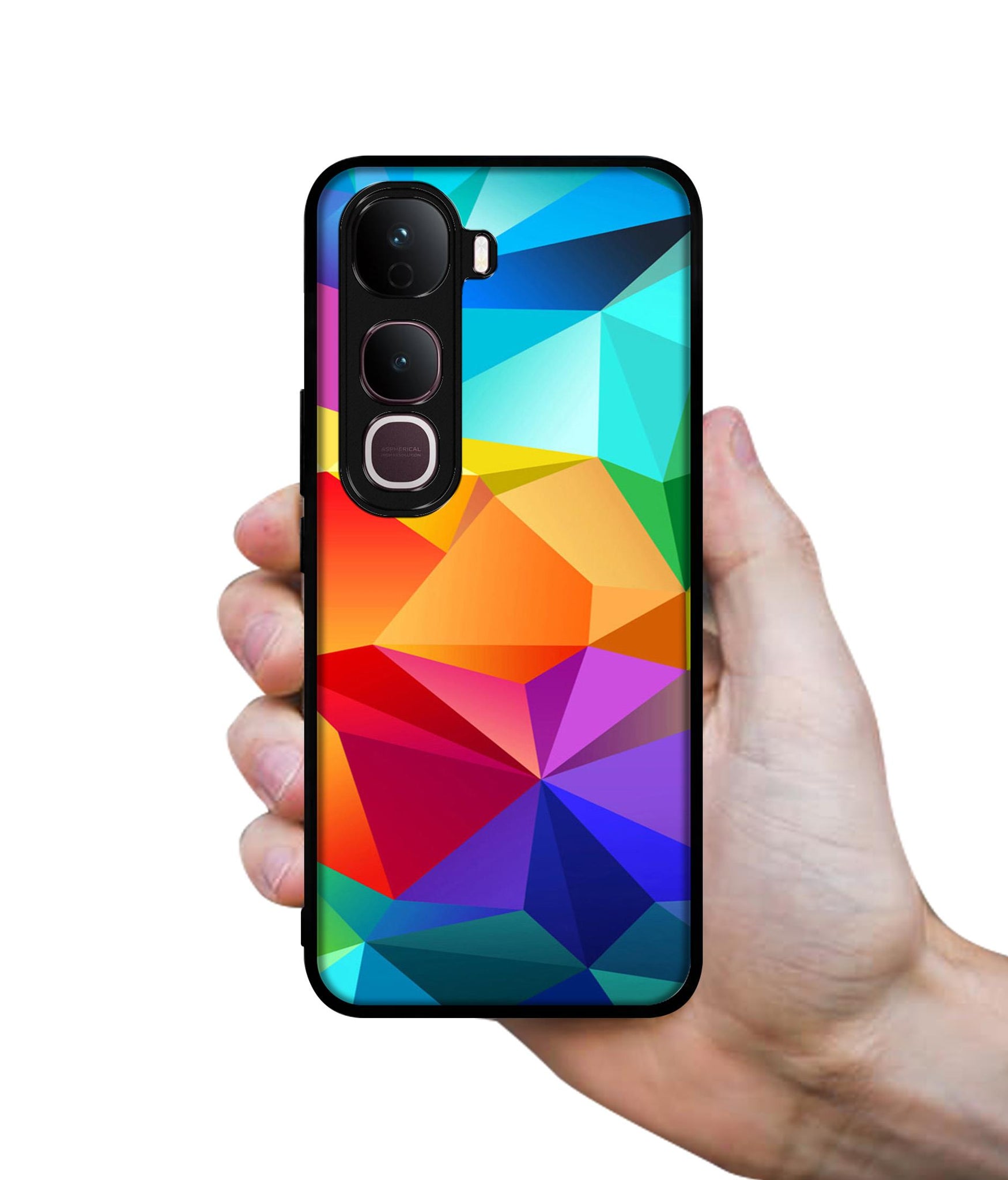 Colorful Pattern Designer 2D Printed Back Case Cover for Vivo Y400 Pro 5G