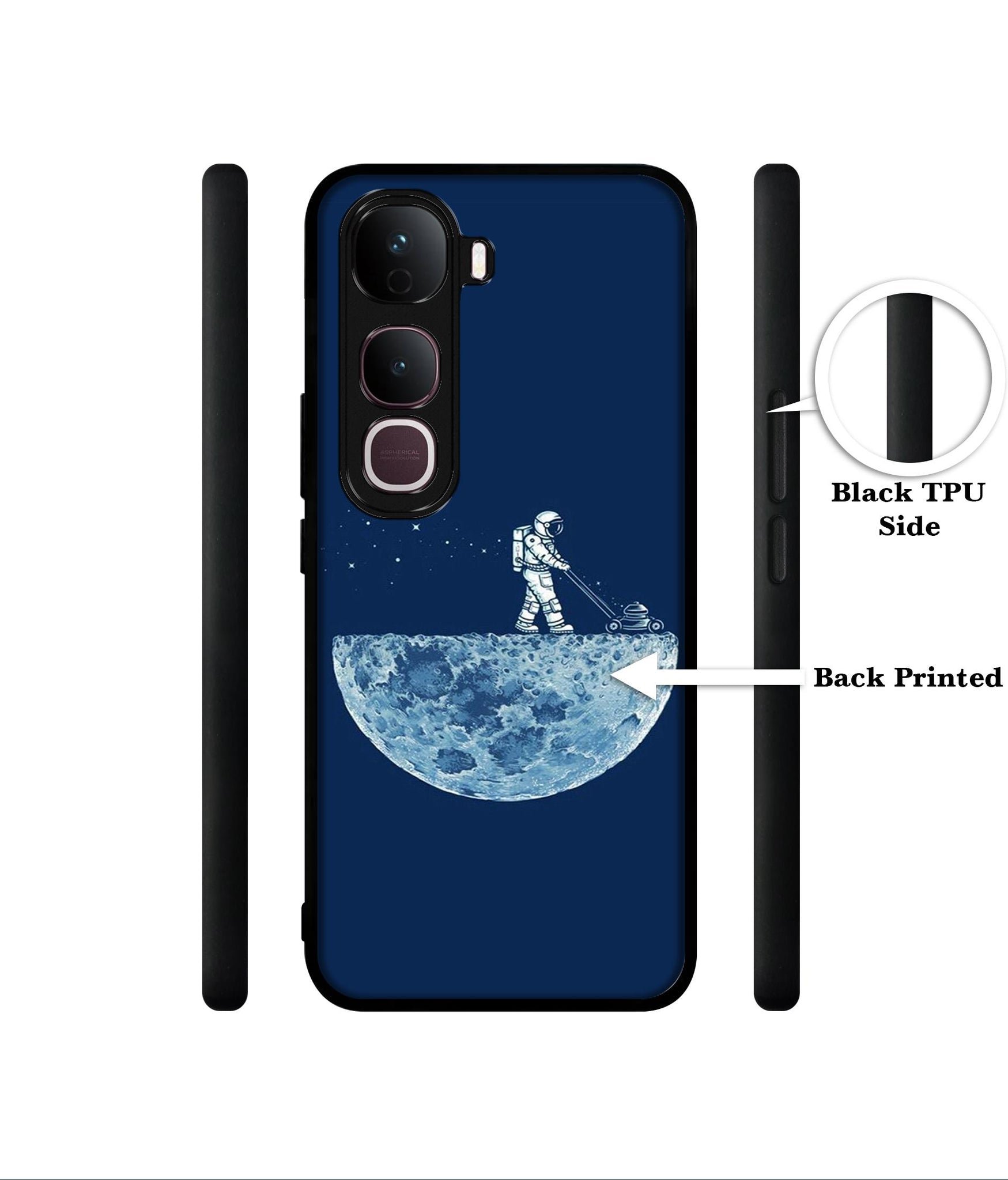 Moon Walk Designer 2D Printed Back Case Cover for Vivo Y400 Pro 5G