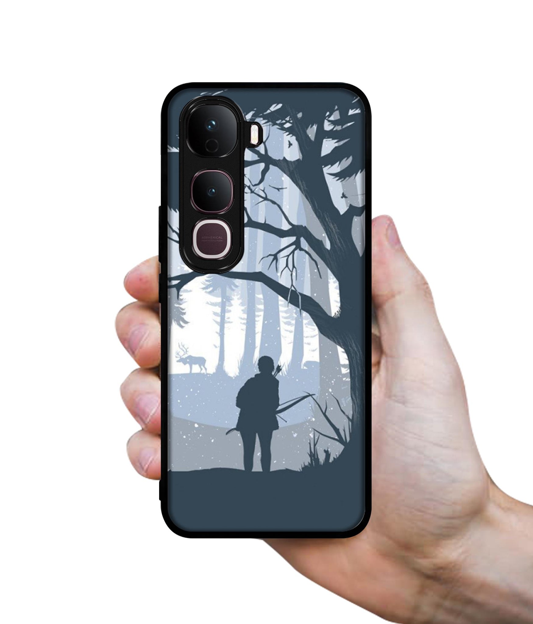 Hunter Designer 2D Printed Back Case Cover for Vivo Y400 Pro 5G