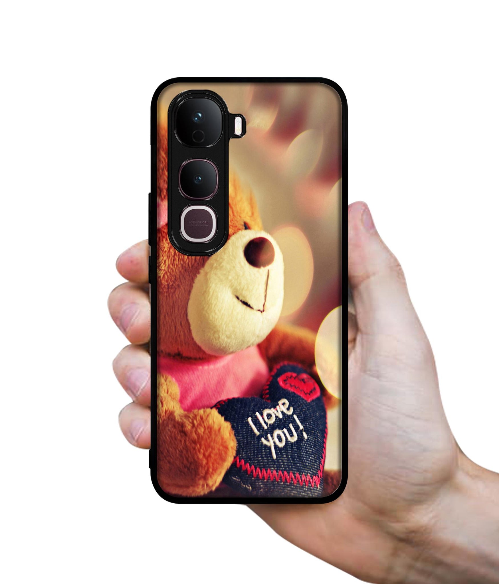 Teddy Bear Designer 2D Printed Back Case Cover for Vivo Y400 Pro 5G