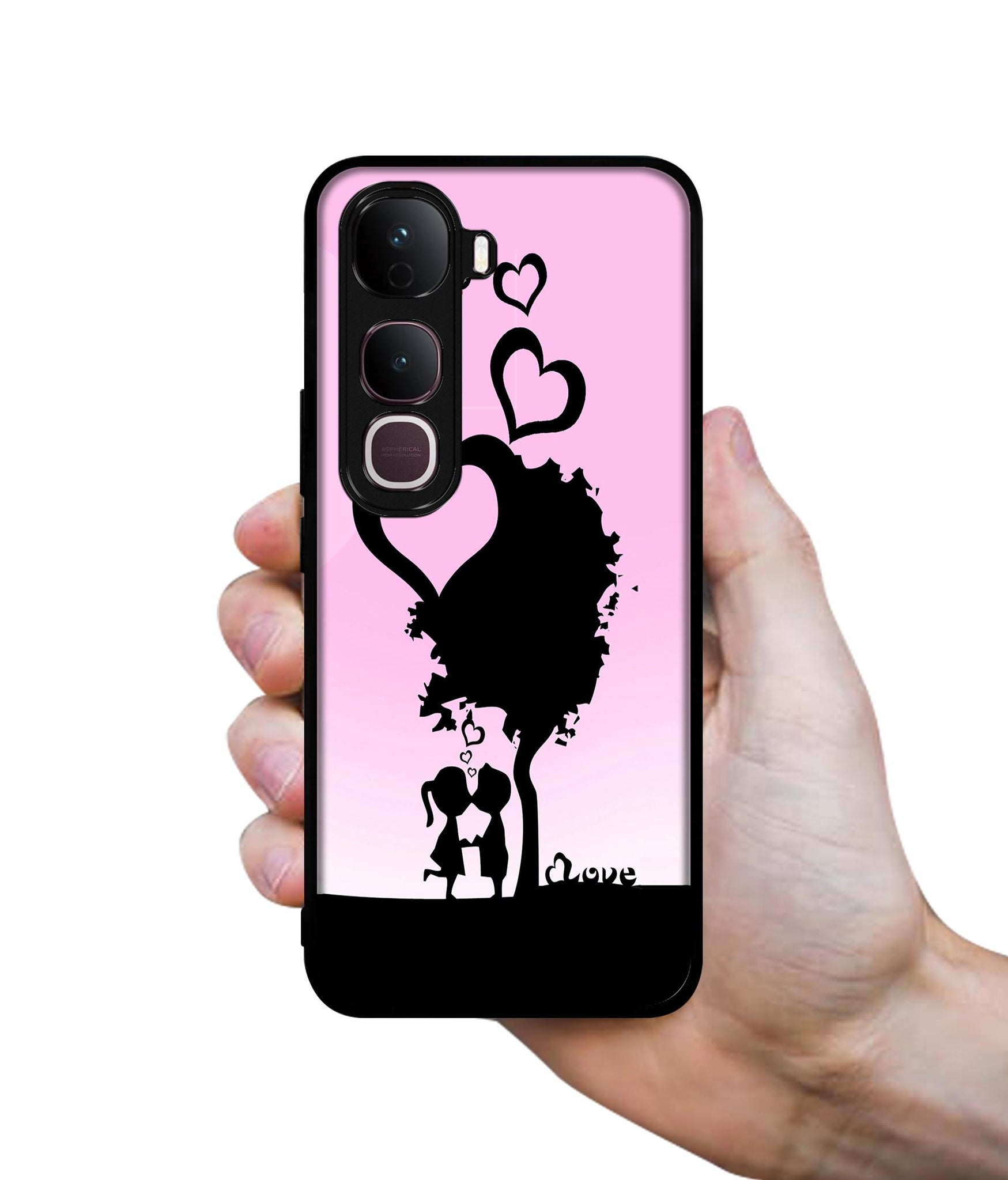 Sweet Love Designer 2D Printed Back Case Cover for Vivo Y400 Pro 5G