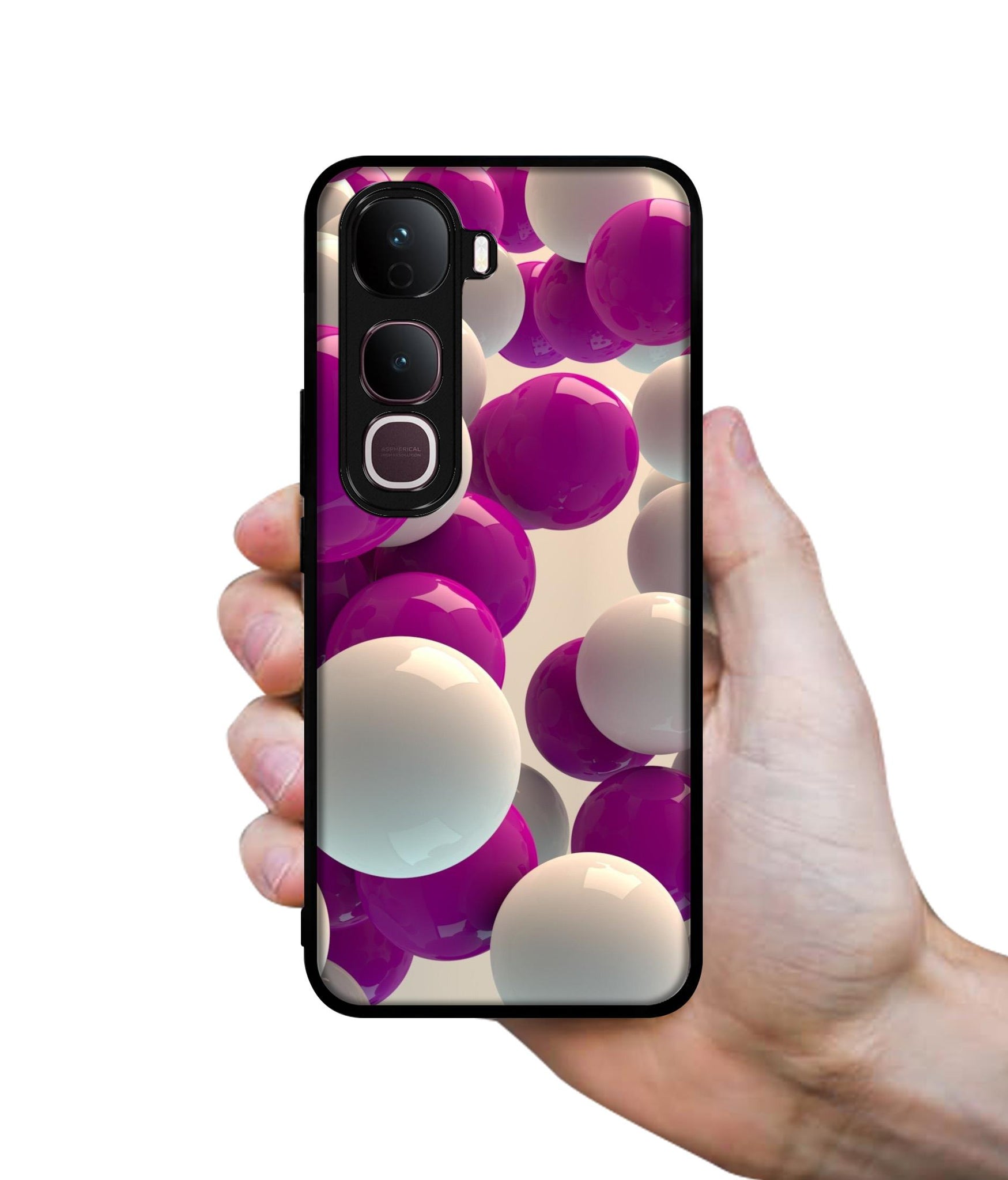 3D Balloons Designer 2D Printed Back Case Cover for Vivo Y400 Pro 5G