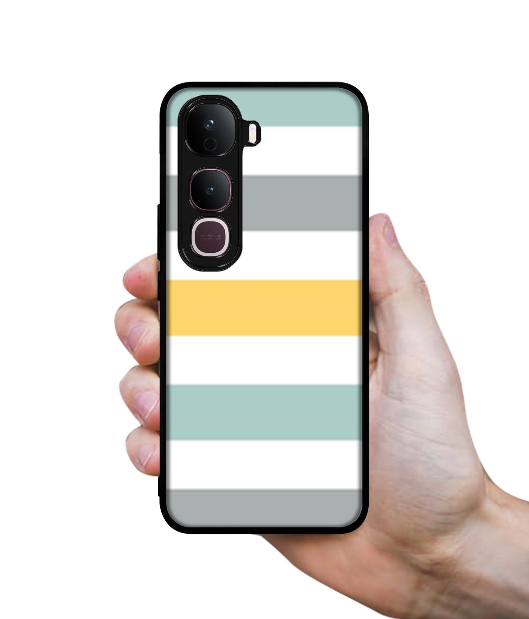 Line Texture Designer 2D Printed Back Case Cover for Vivo Y400 Pro 5G