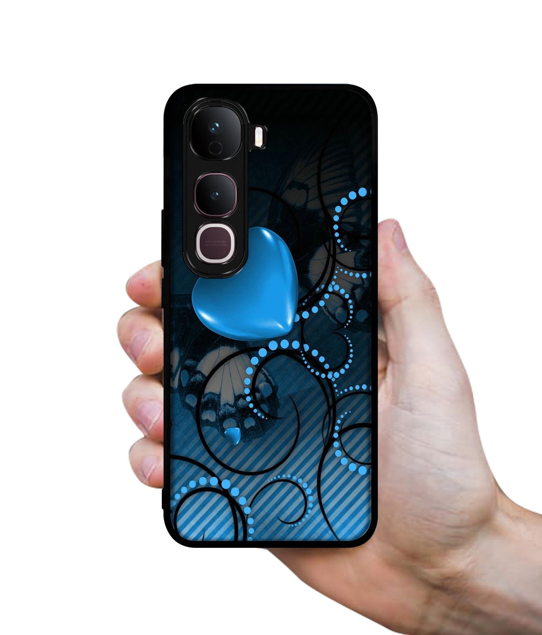 Hart Designer 2D Printed Back Case Cover for Vivo Y400 Pro 5G