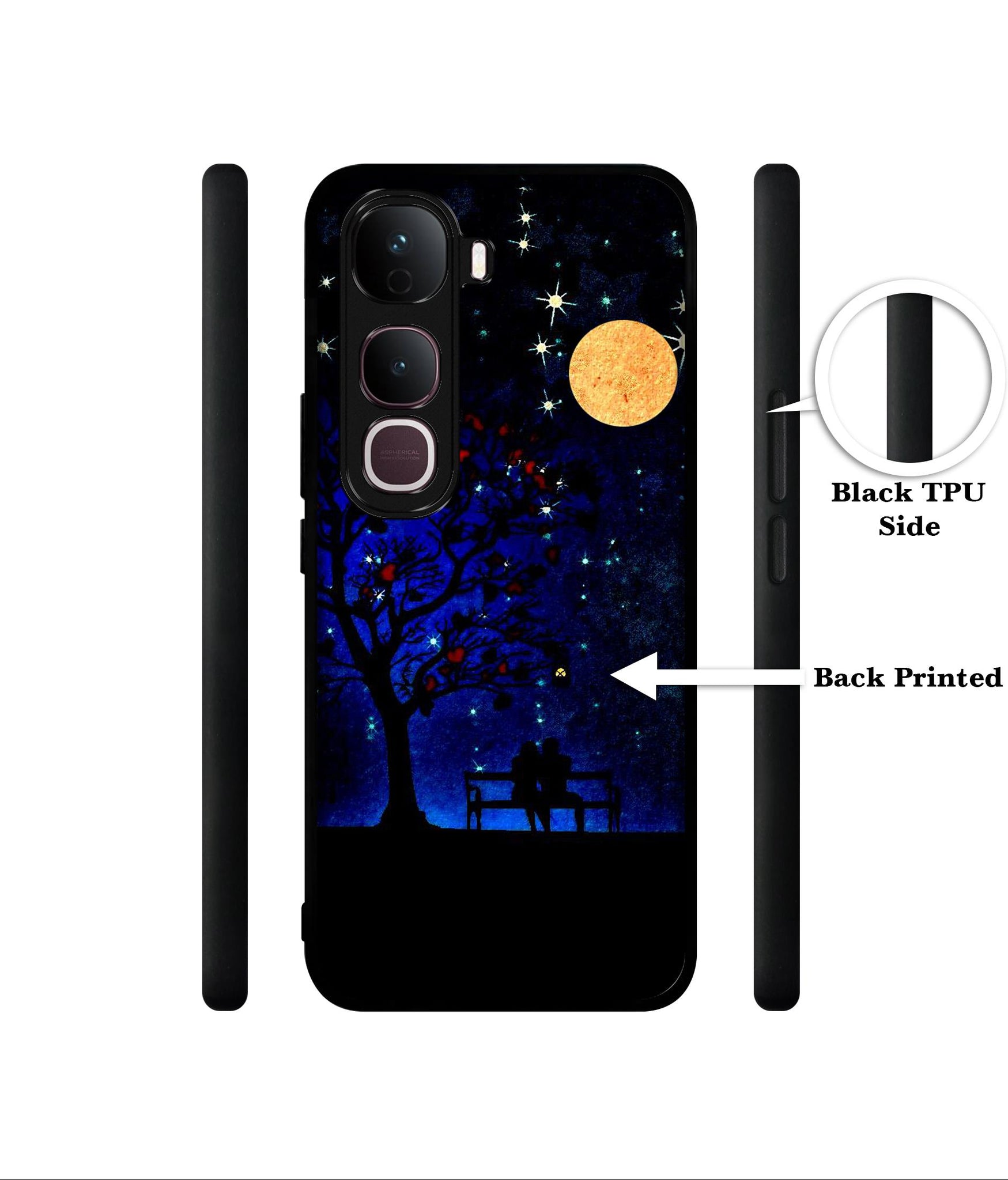 Blue Sky Designer 2D Printed Back Case Cover for Vivo Y400 Pro 5G