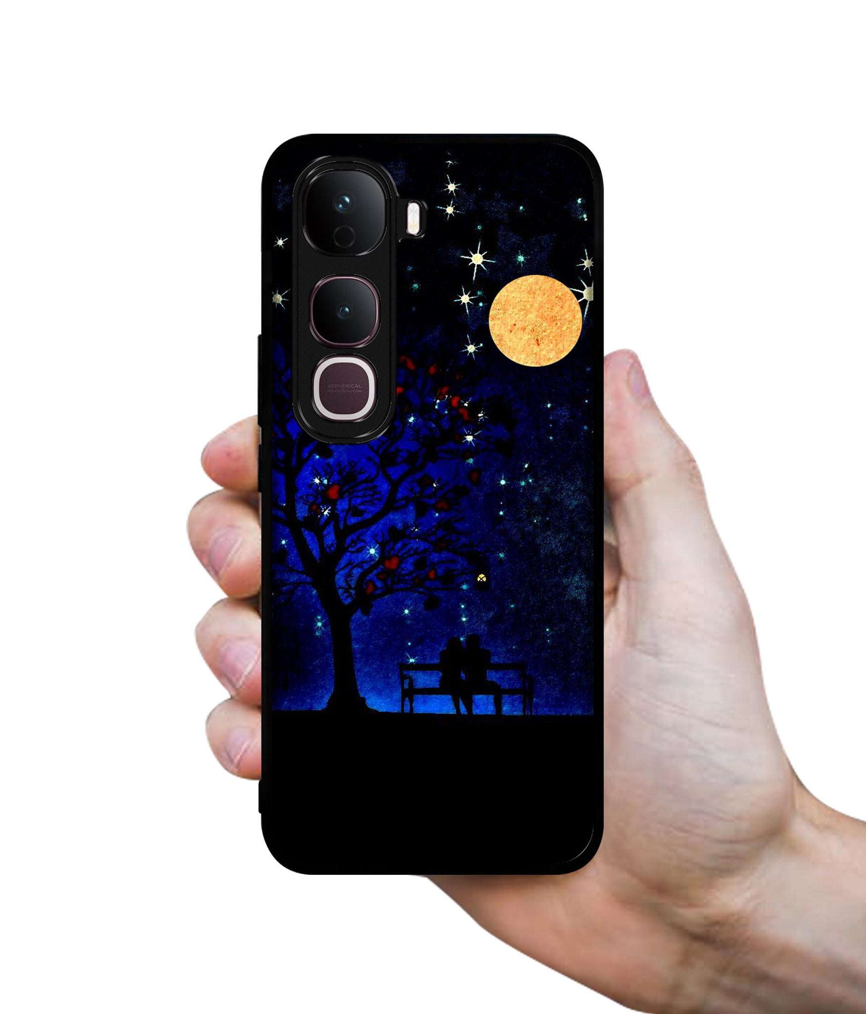 Blue Sky Designer 2D Printed Back Case Cover for Vivo Y400 Pro 5G