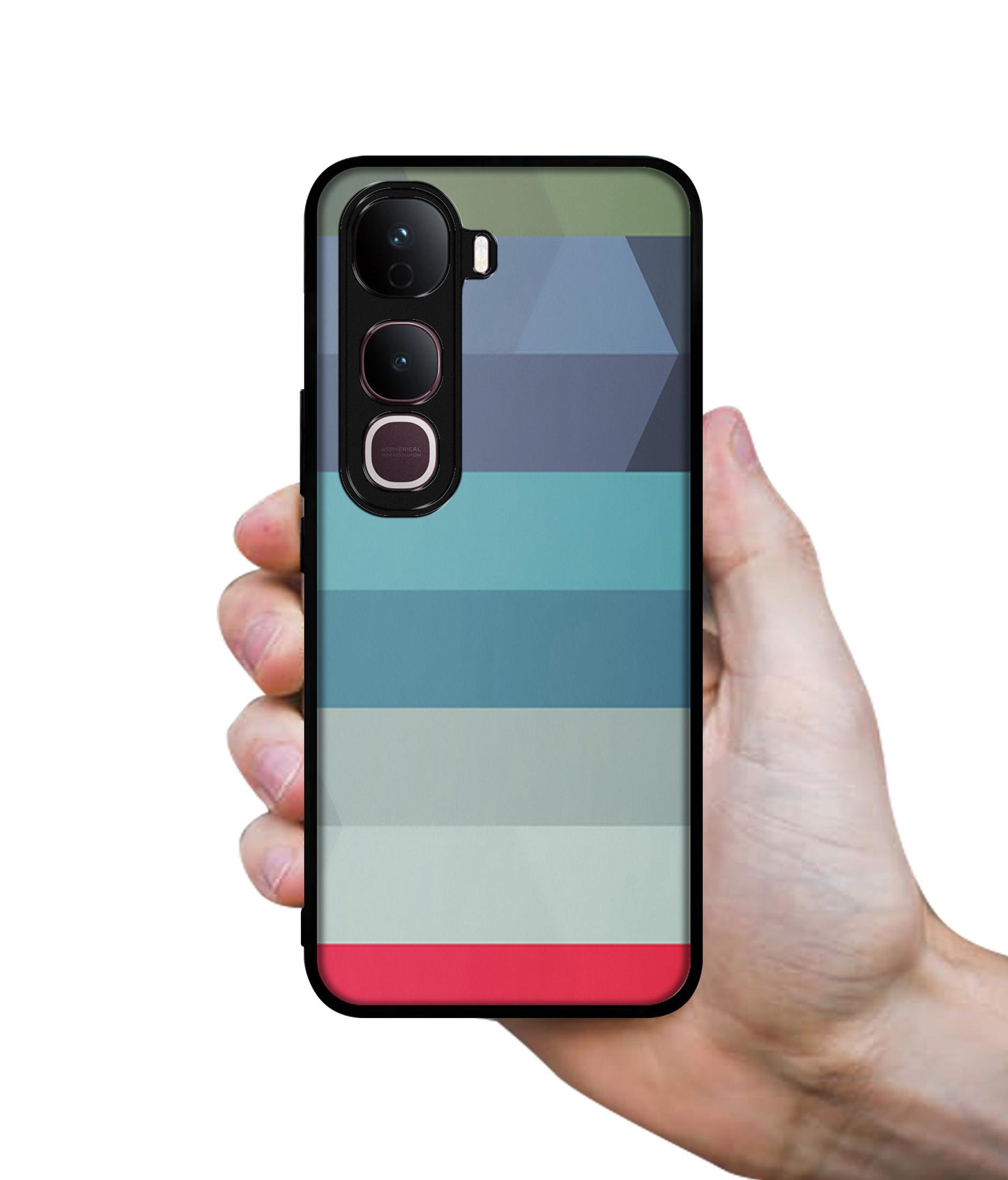 Colorful Lines Designer 2D Printed Back Case Cover for Vivo Y400 Pro 5G