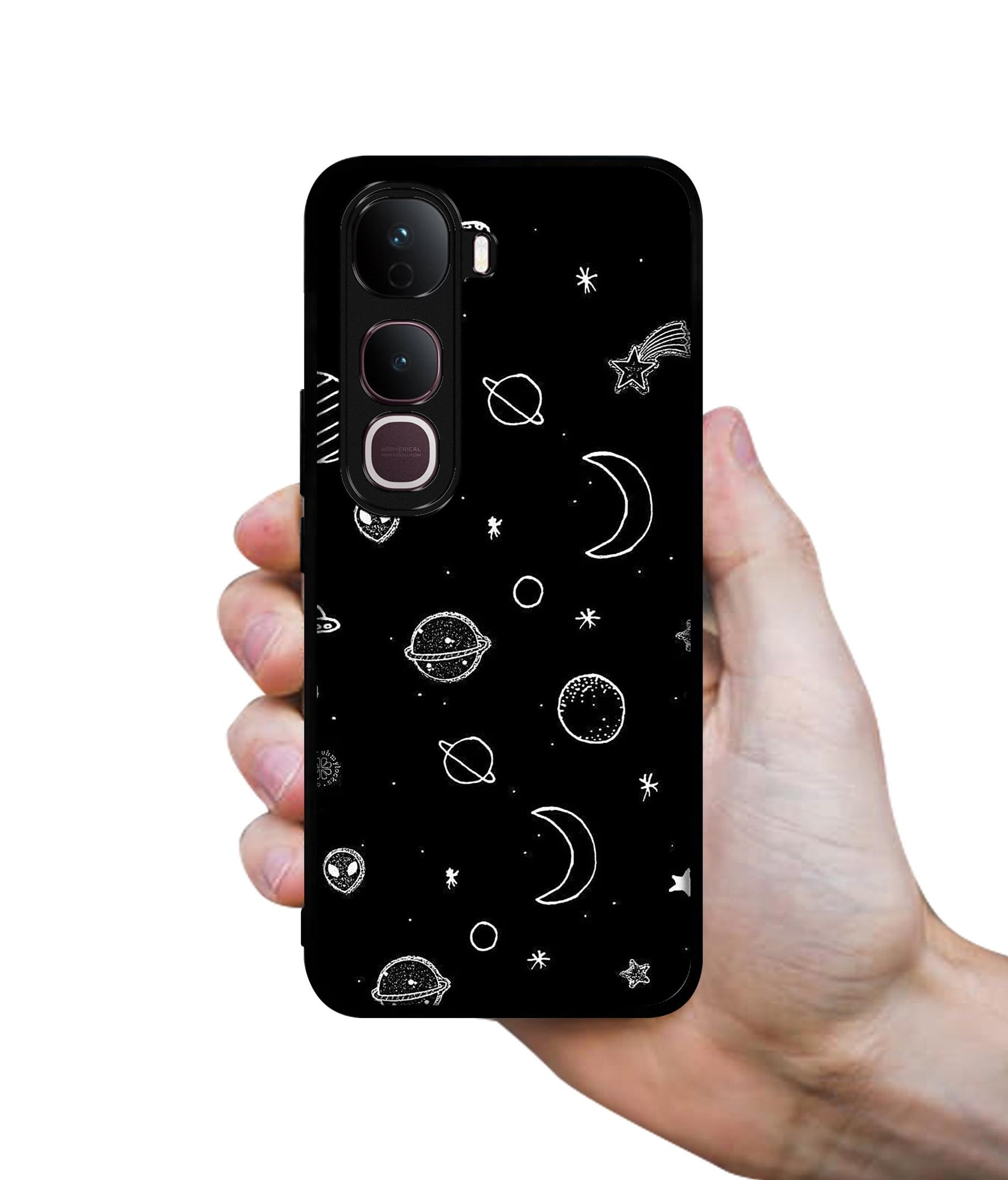 Space Stars Universe Designer 2D Printed Back Case Cover for Vivo Y400 Pro 5G