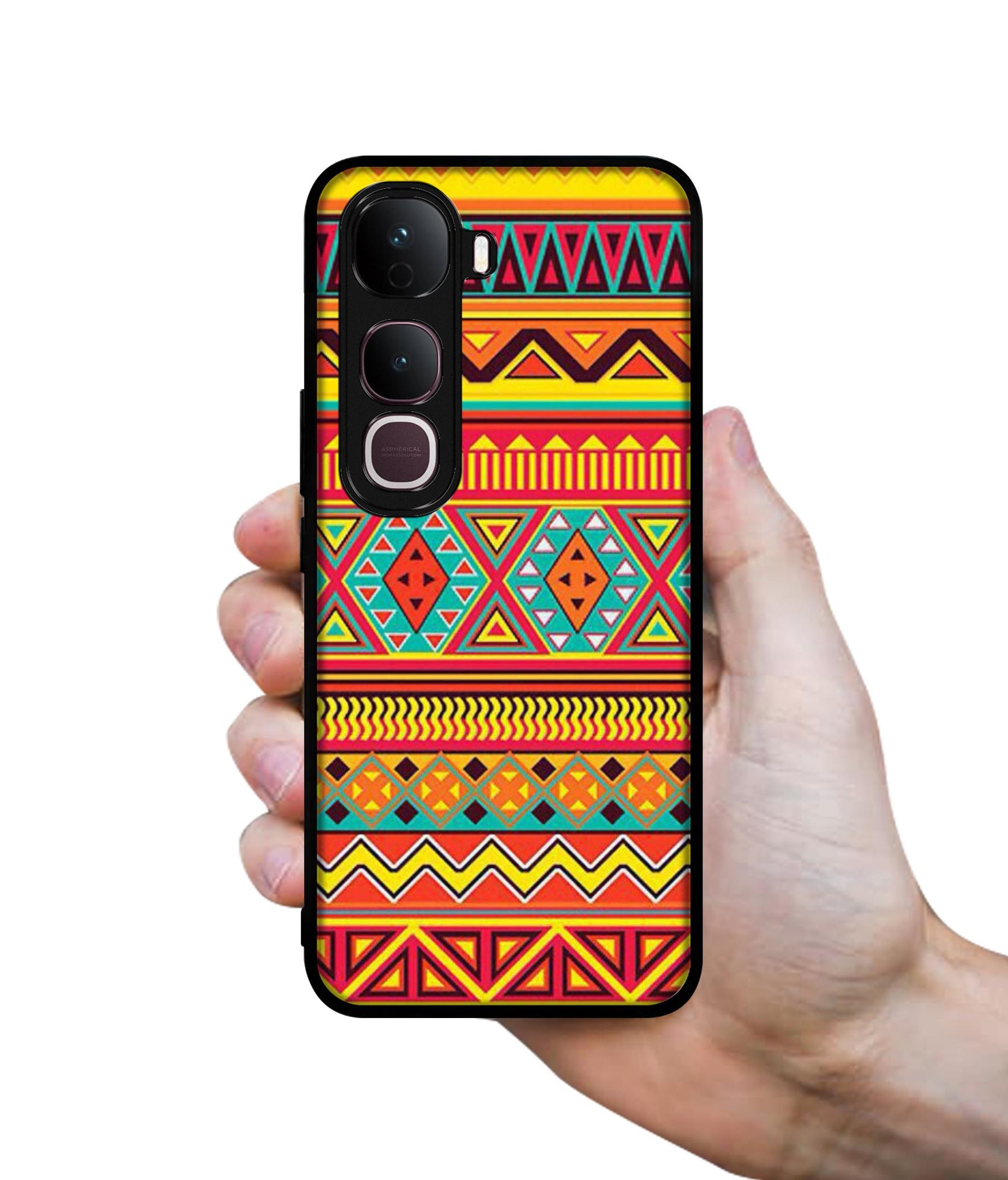Artistic Rangoli Designer 2D Printed Back Case Cover for Vivo Y400 Pro 5G