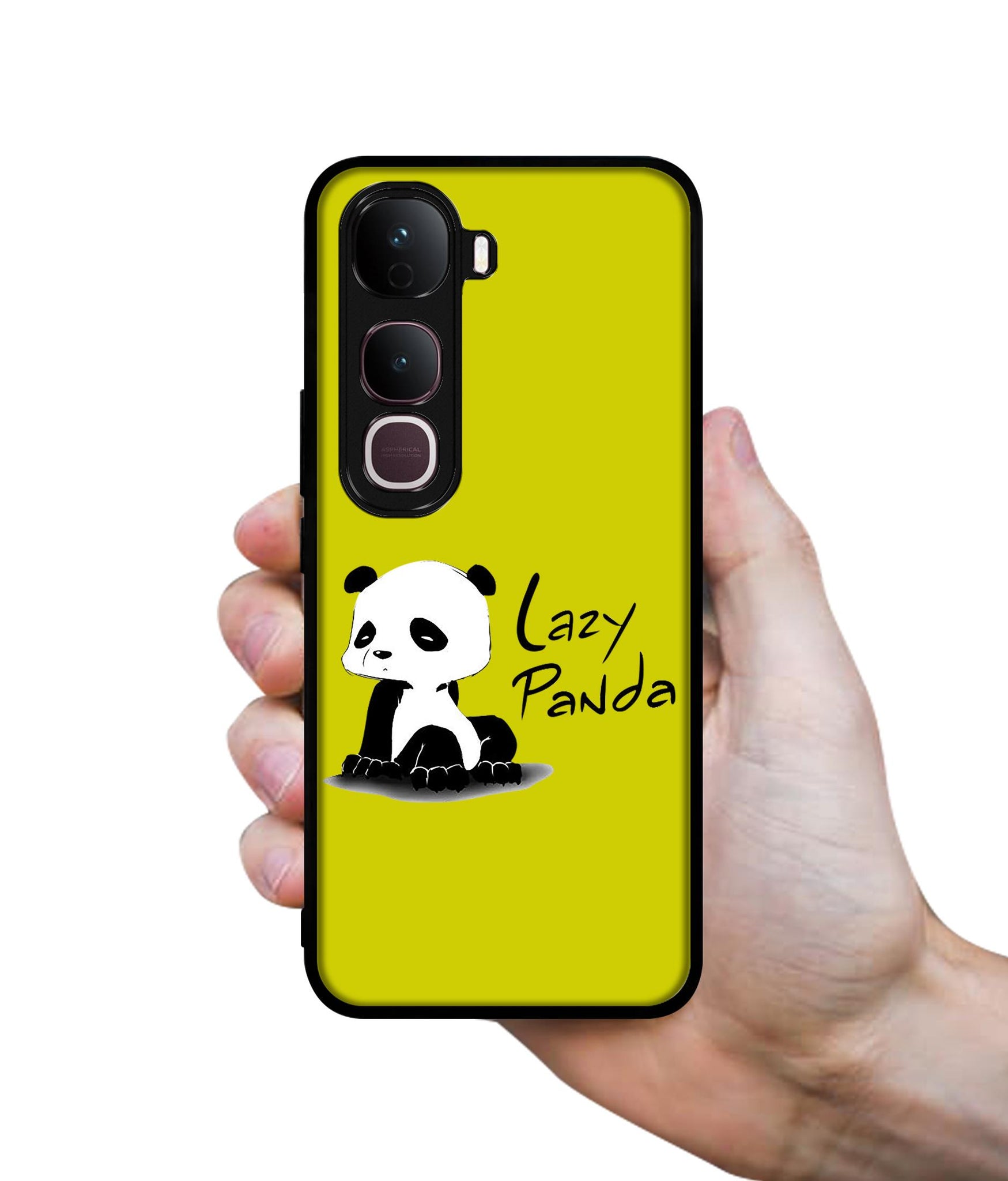 Lazy Panda Designer 2D Printed Back Case Cover for Vivo Y400 Pro 5G