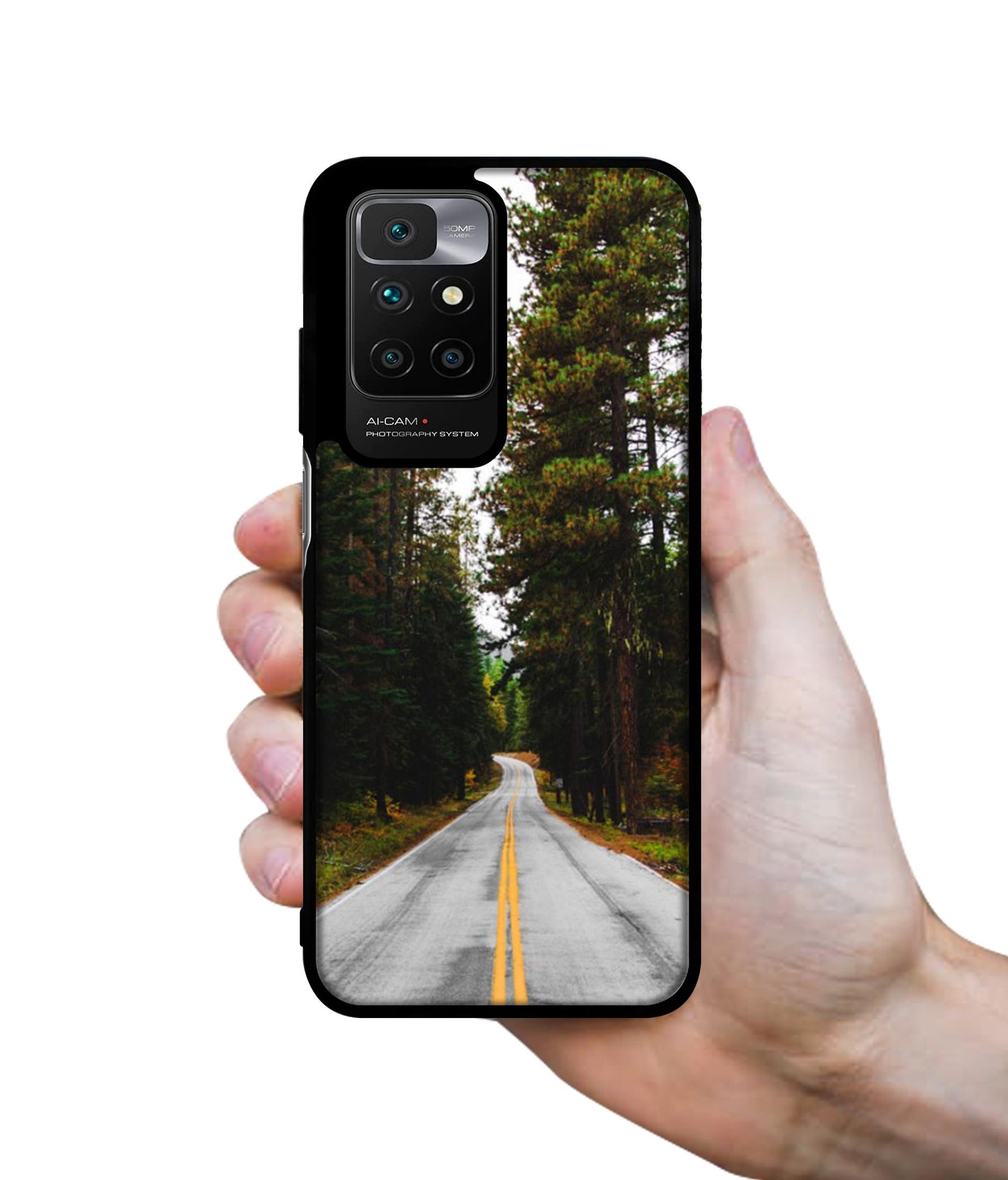 Road Photo Designer 2D Printed Back Case Cover for Mi Redmi 10 4G