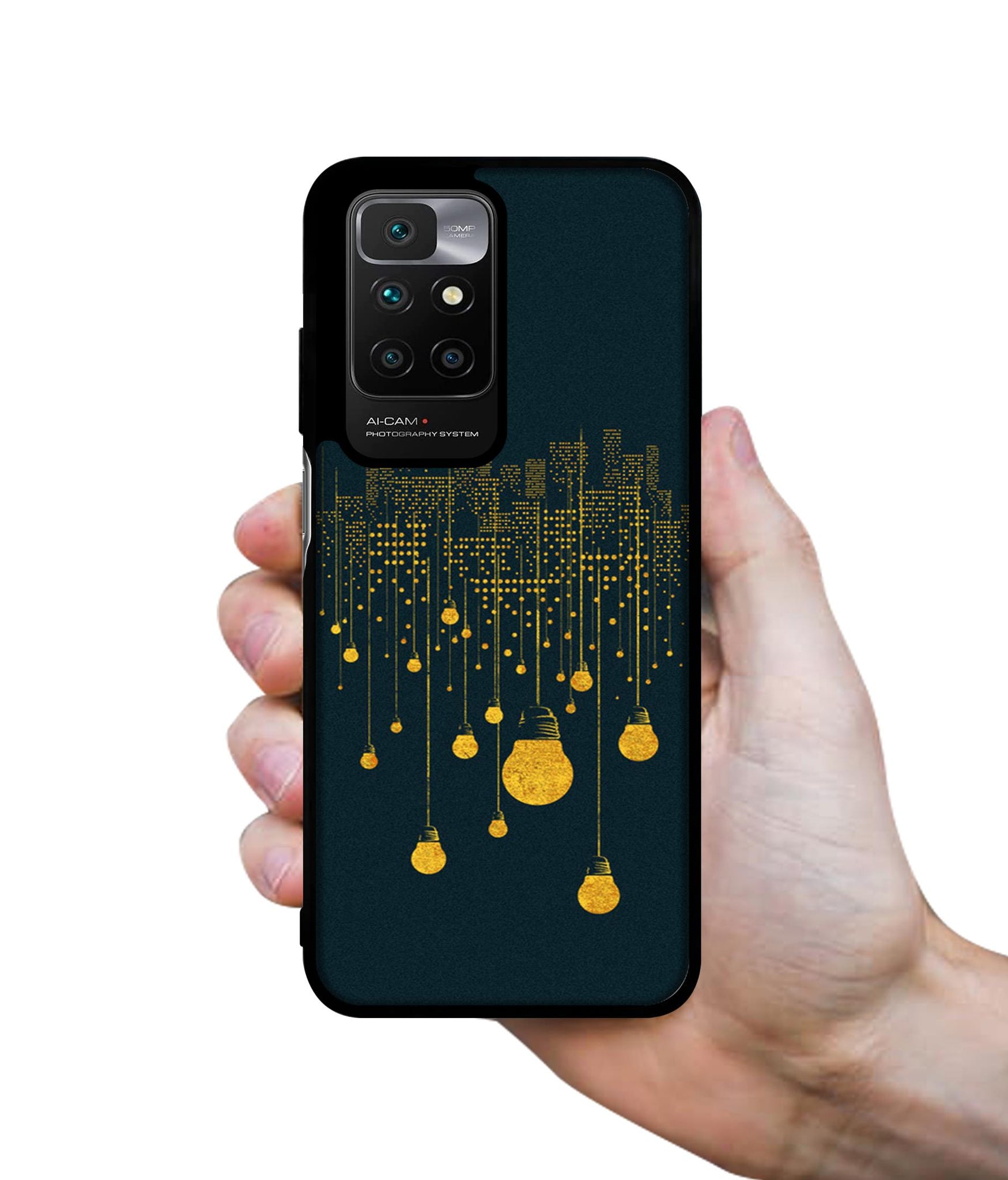 City Light Pattern Designer 2D Printed Back Case Cover for Mi Redmi 10 4G