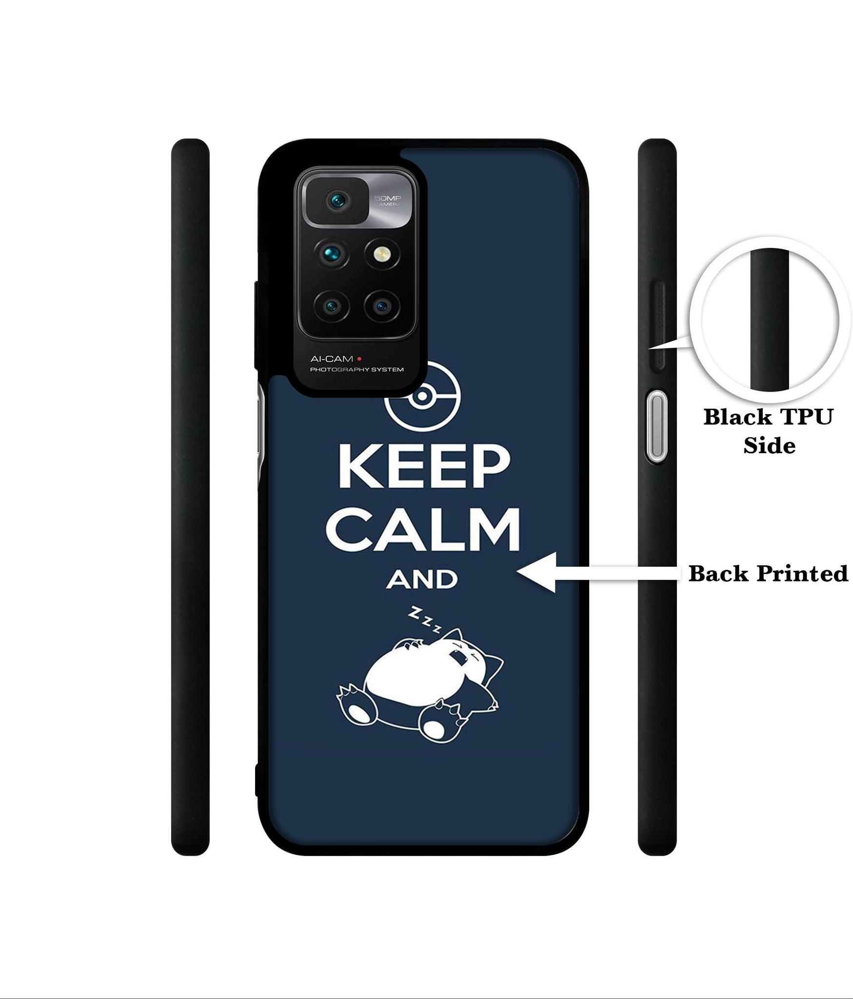 Sleep Pattern Designer 2D Printed Back Case Cover for Mi Redmi 10 4G