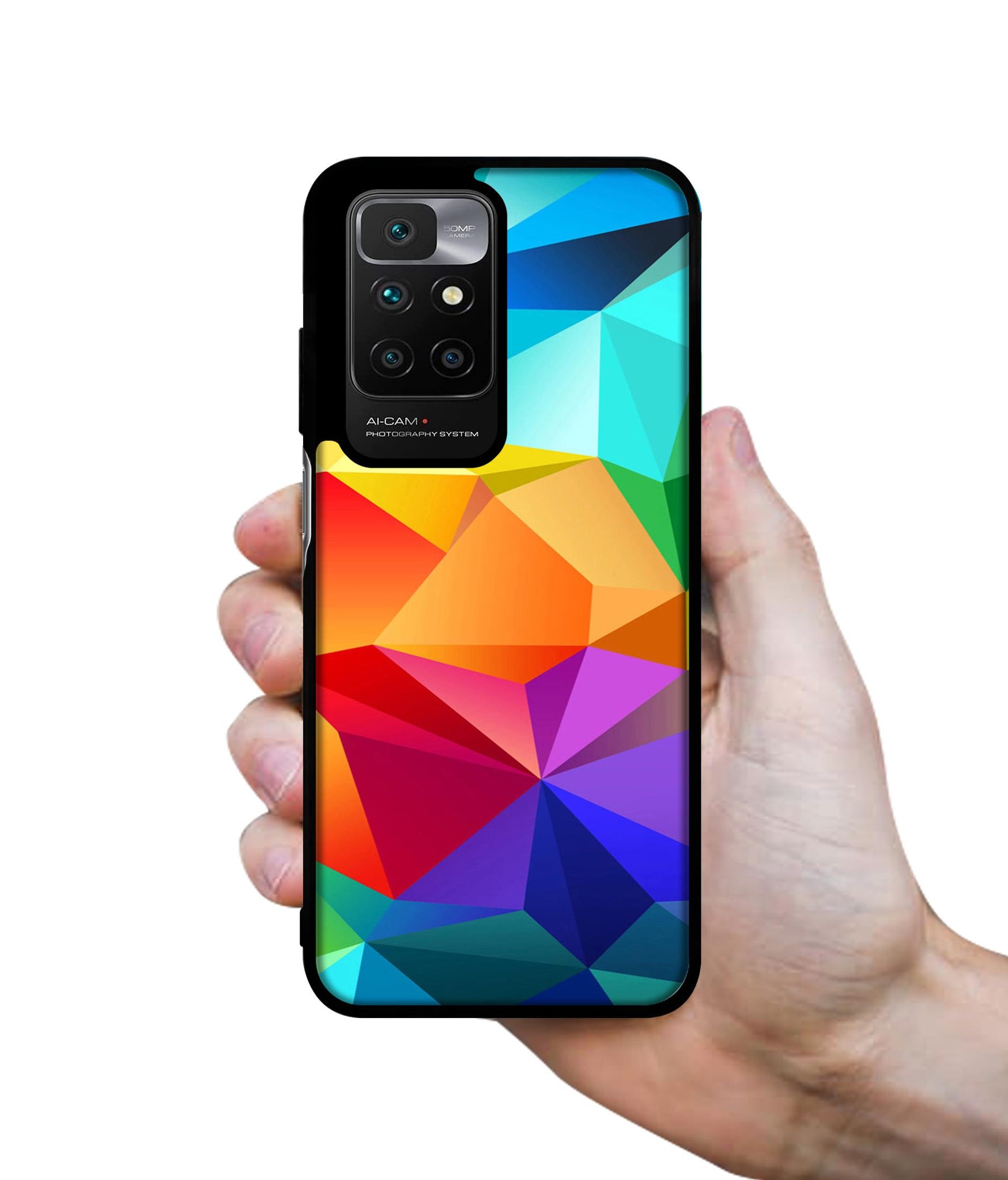 Colorful Pattern Designer 2D Printed Back Case Cover for Mi Redmi 10 4G