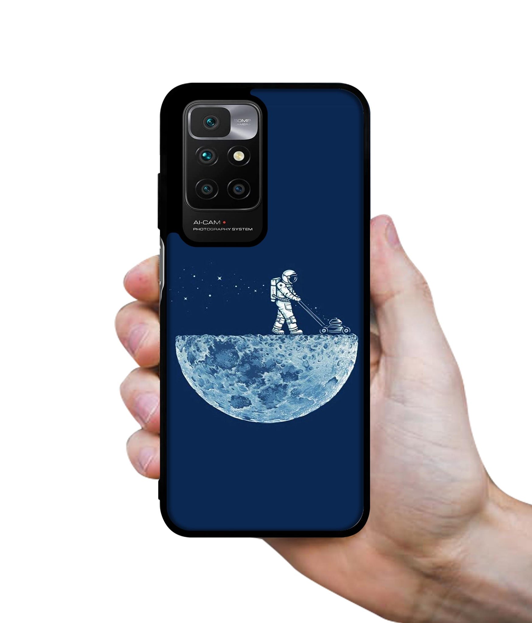 Moon Walk Designer 2D Printed Back Case Cover for Mi Redmi 10 4G