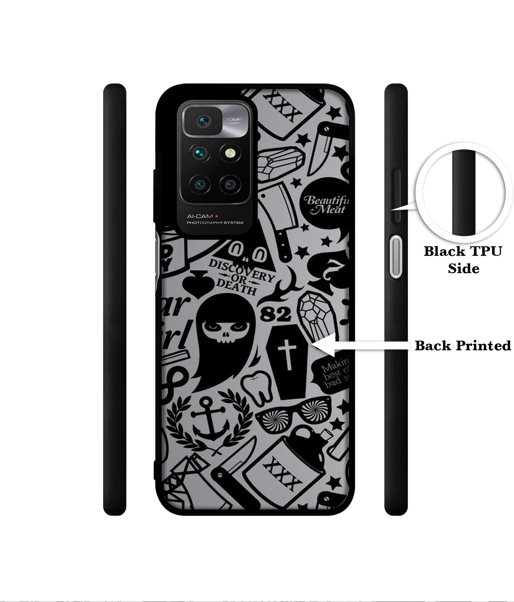 Discover Or Death Designer 2D Printed Back Case Cover for Mi Redmi 10 4G
