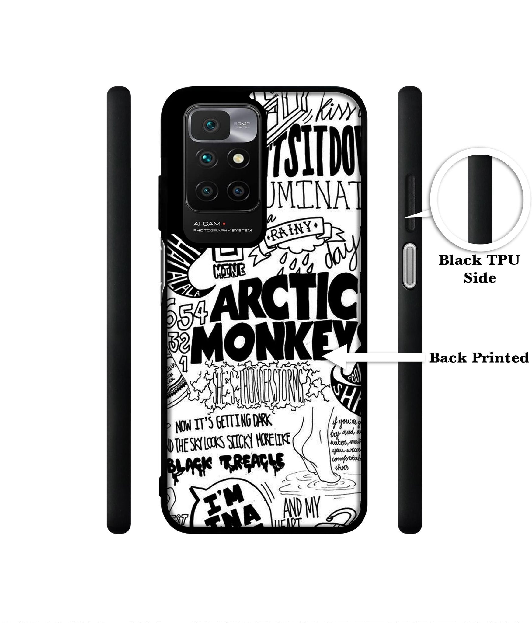 Arctic Monkeys Pattern Designer 2D Printed Back Case Cover for Mi Redmi 10 4G