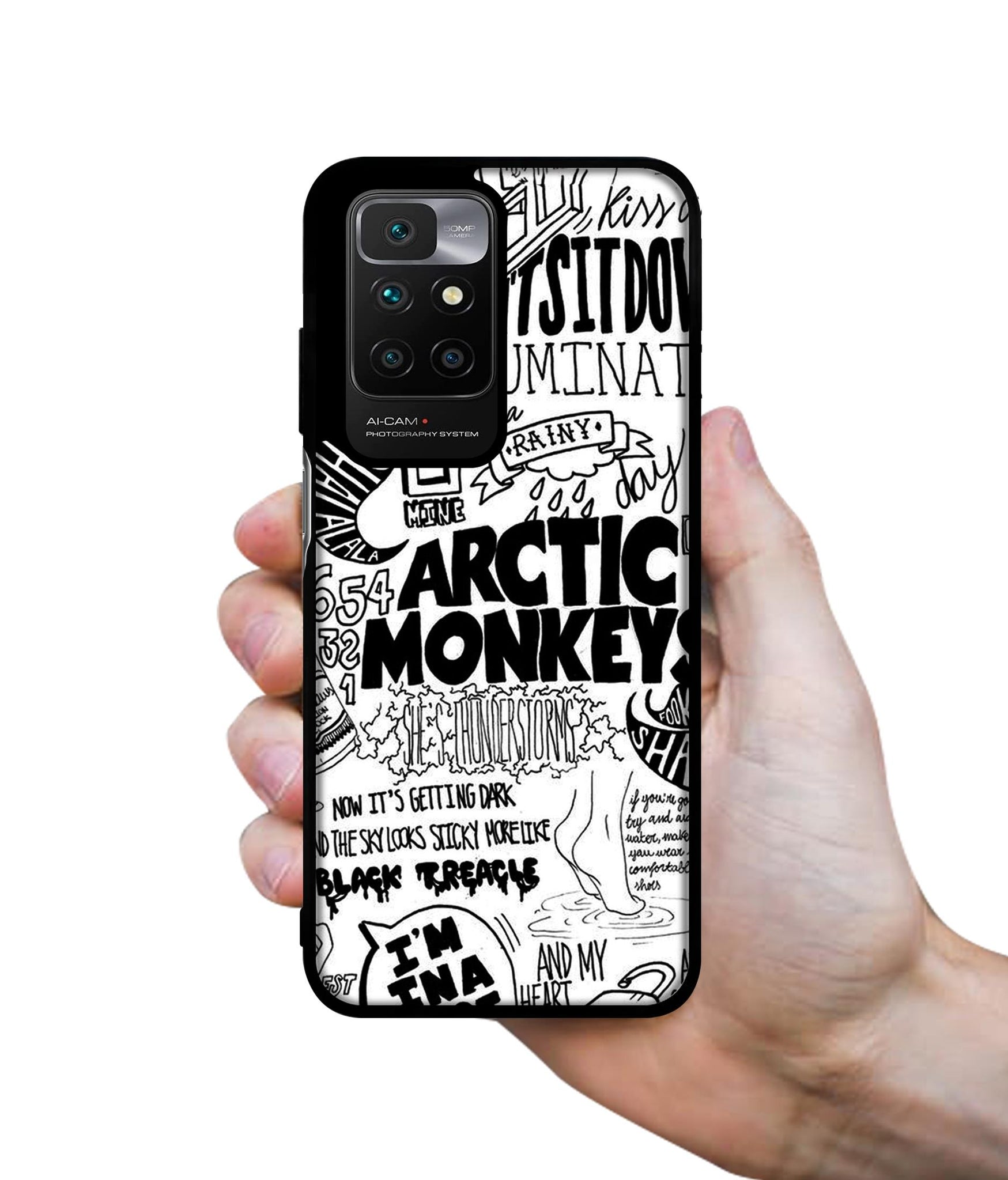 Arctic Monkeys Pattern Designer 2D Printed Back Case Cover for Mi Redmi 10 4G