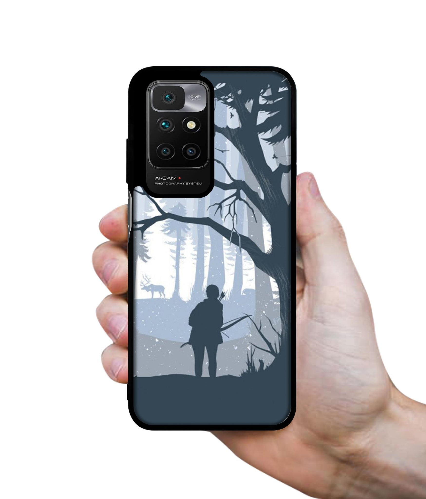 Hunter Designer 2D Printed Back Case Cover for Mi Redmi 10 4G