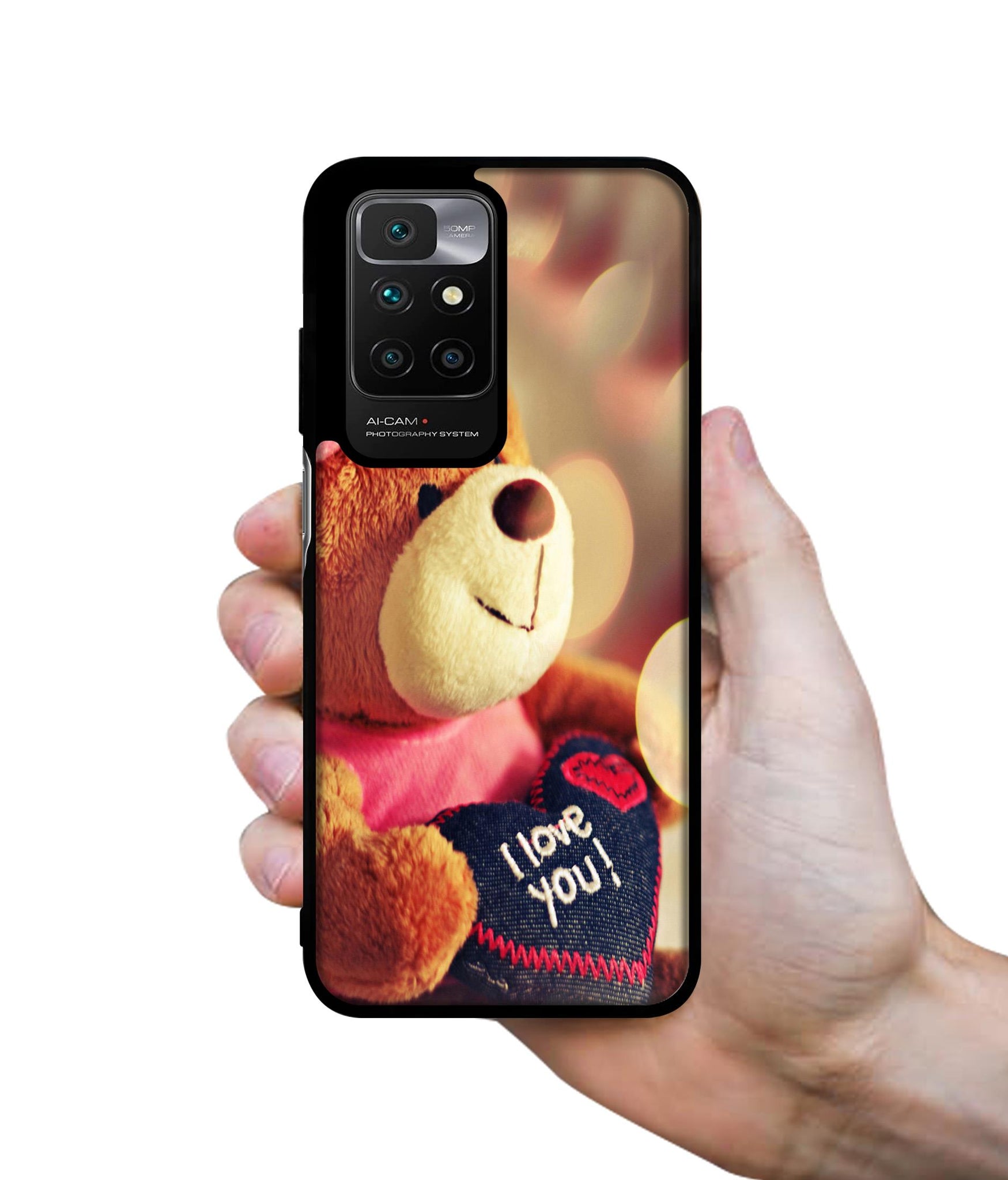 Teddy Bear Designer 2D Printed Back Case Cover for Mi Redmi 10 4G