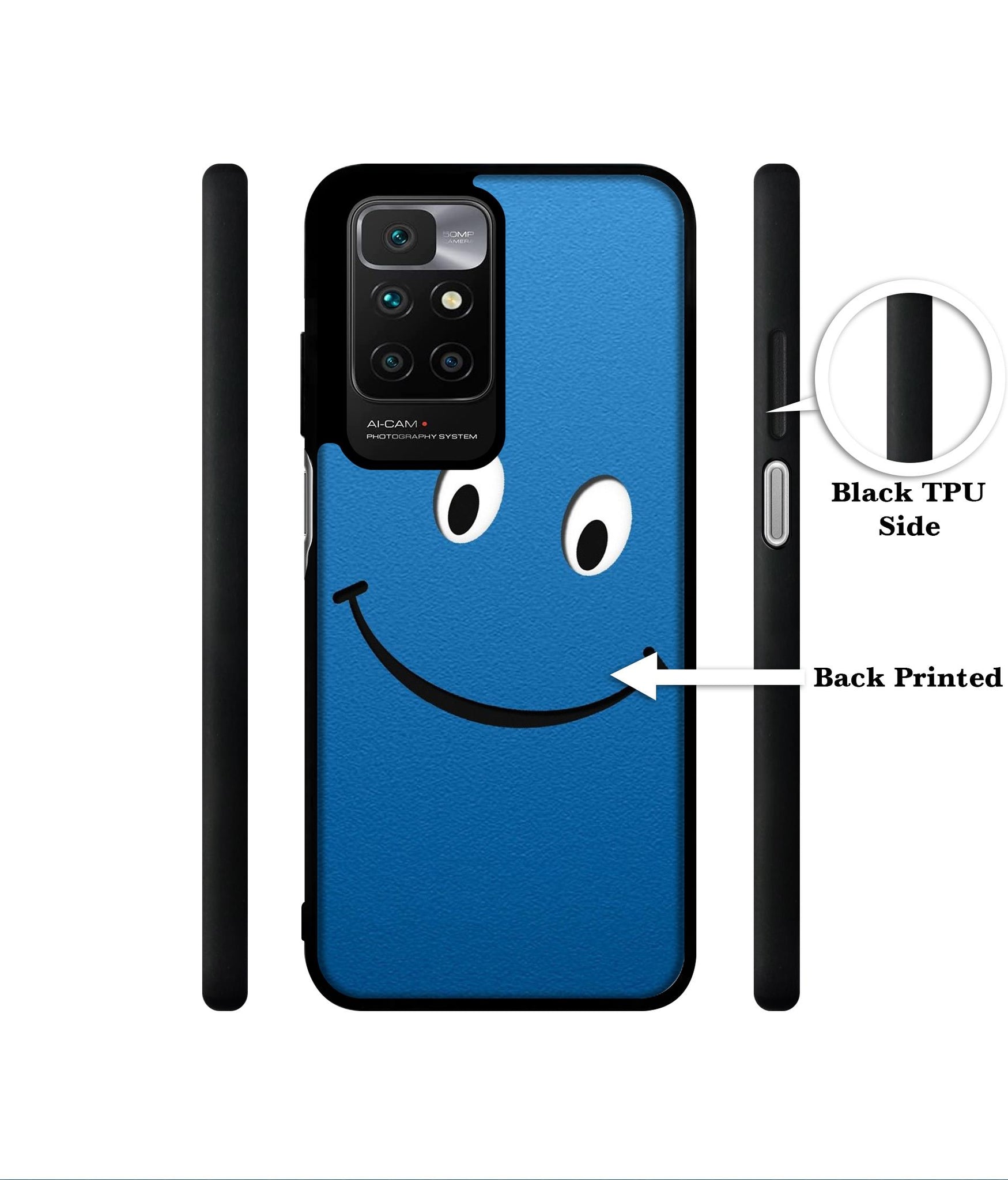 Happy Designer 2D Printed Back Case Cover for Mi Redmi 10 4G